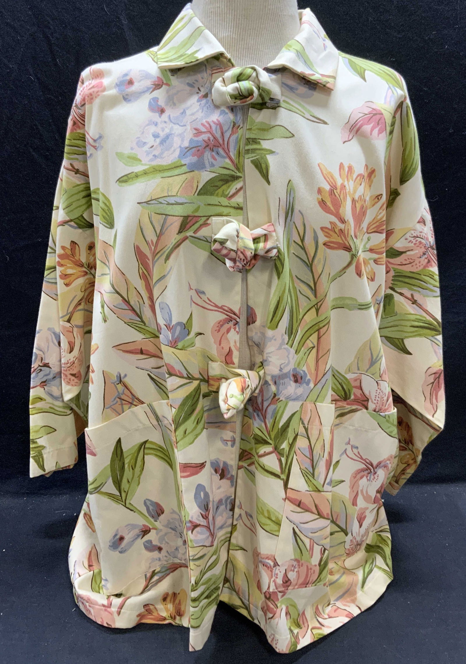 Huba Floral Print Cotton Jacket (1 of 7)