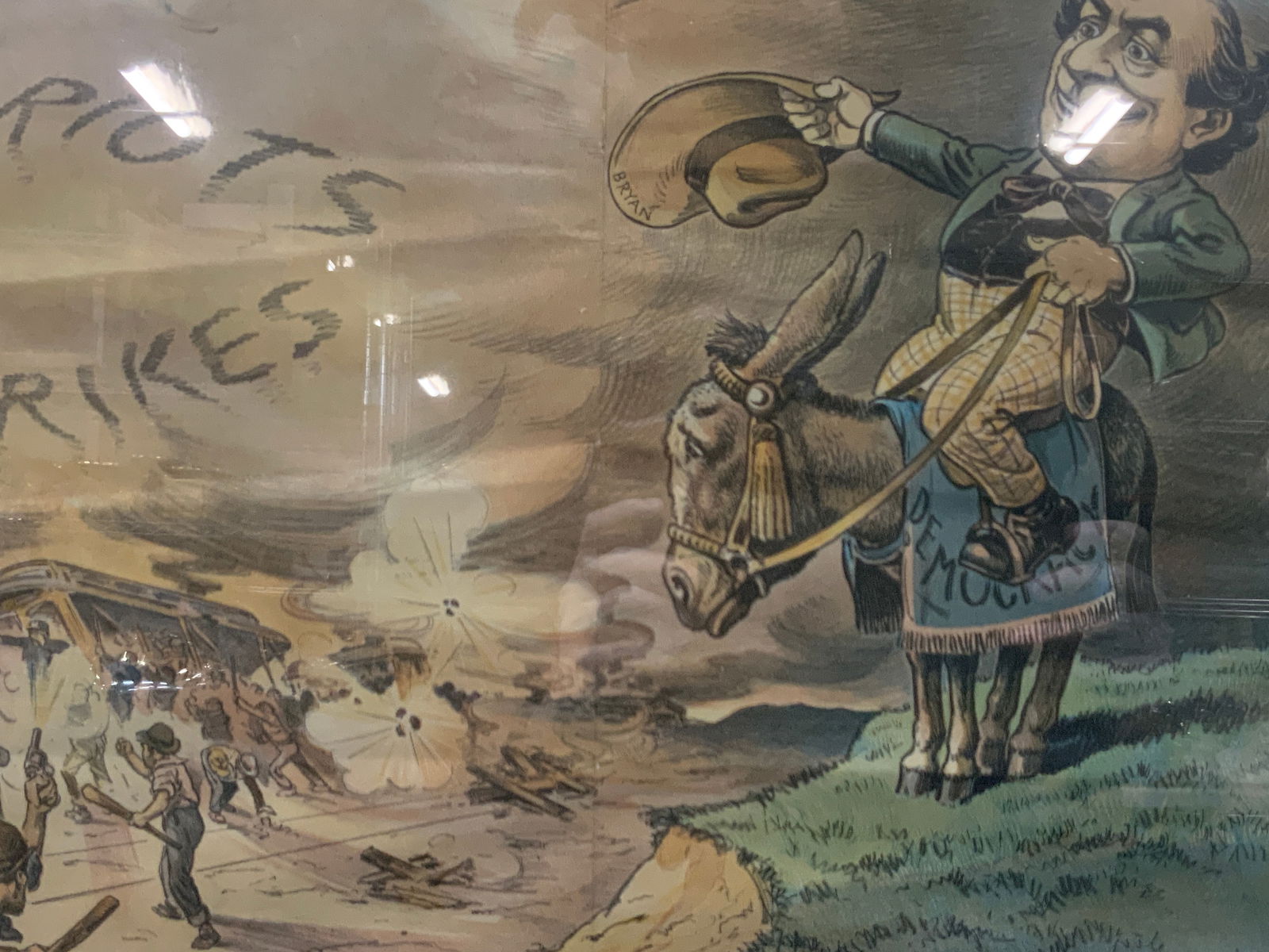 1900 Puck Political Illustration Cartoon (1 of 13)