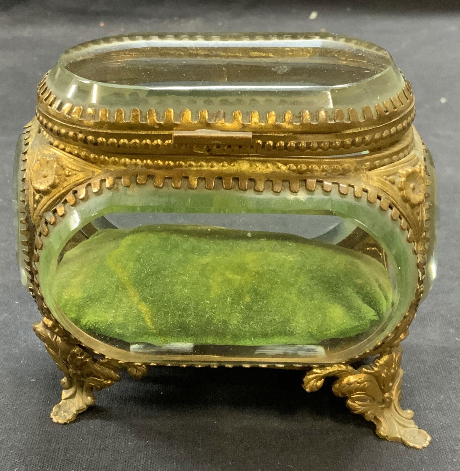 Vintage Gilt Ormolu Jewelry Casket Box (1 of 7)