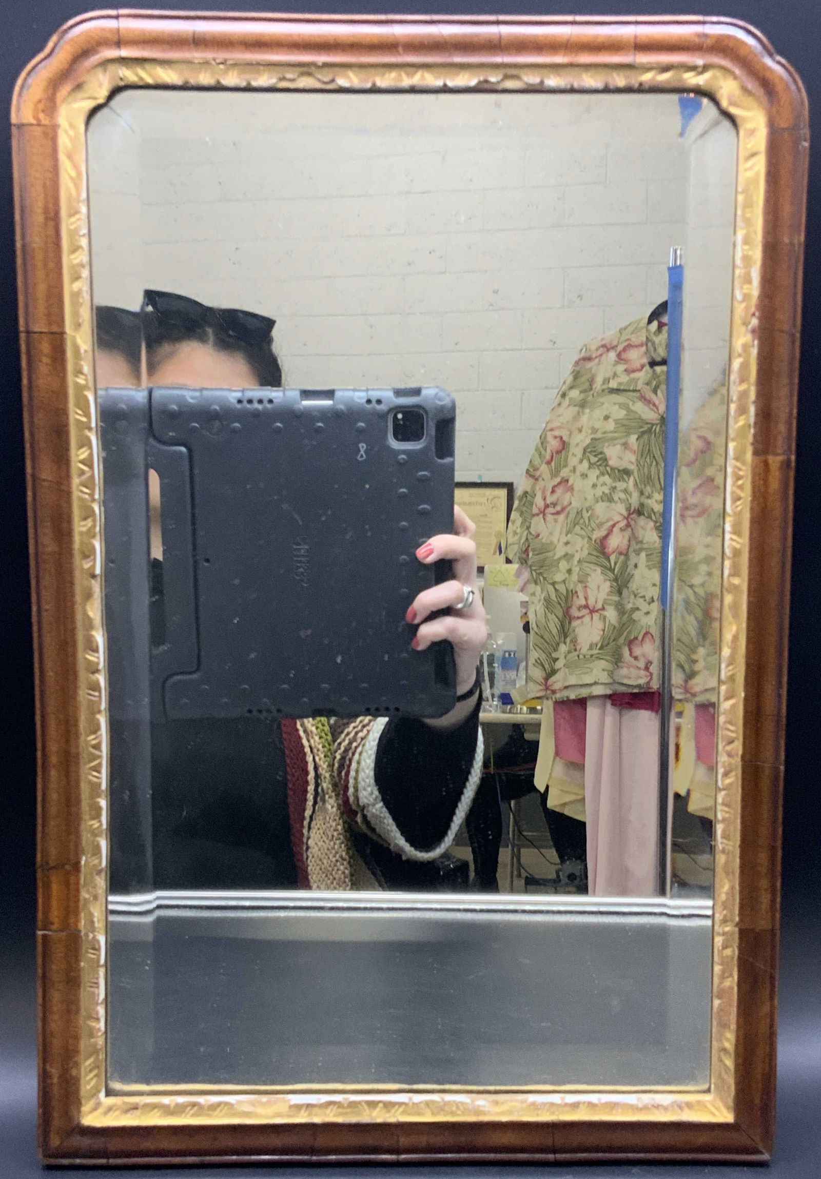 Vintage Gilt Wood Wall Mirror (1 of 9)