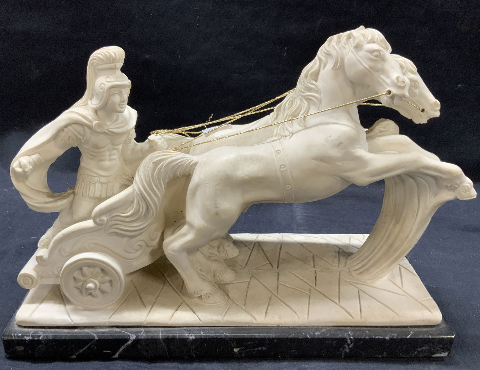 A.Giannetti Signed Gladiator Stone & Marble Figure (1 of 9)