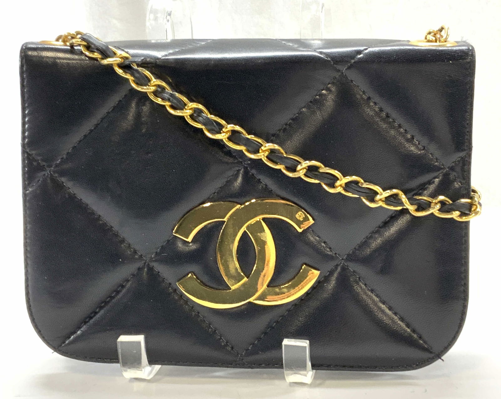 CHANEL STYLE Quilted Leather Crossbody Bag (1 of 10)