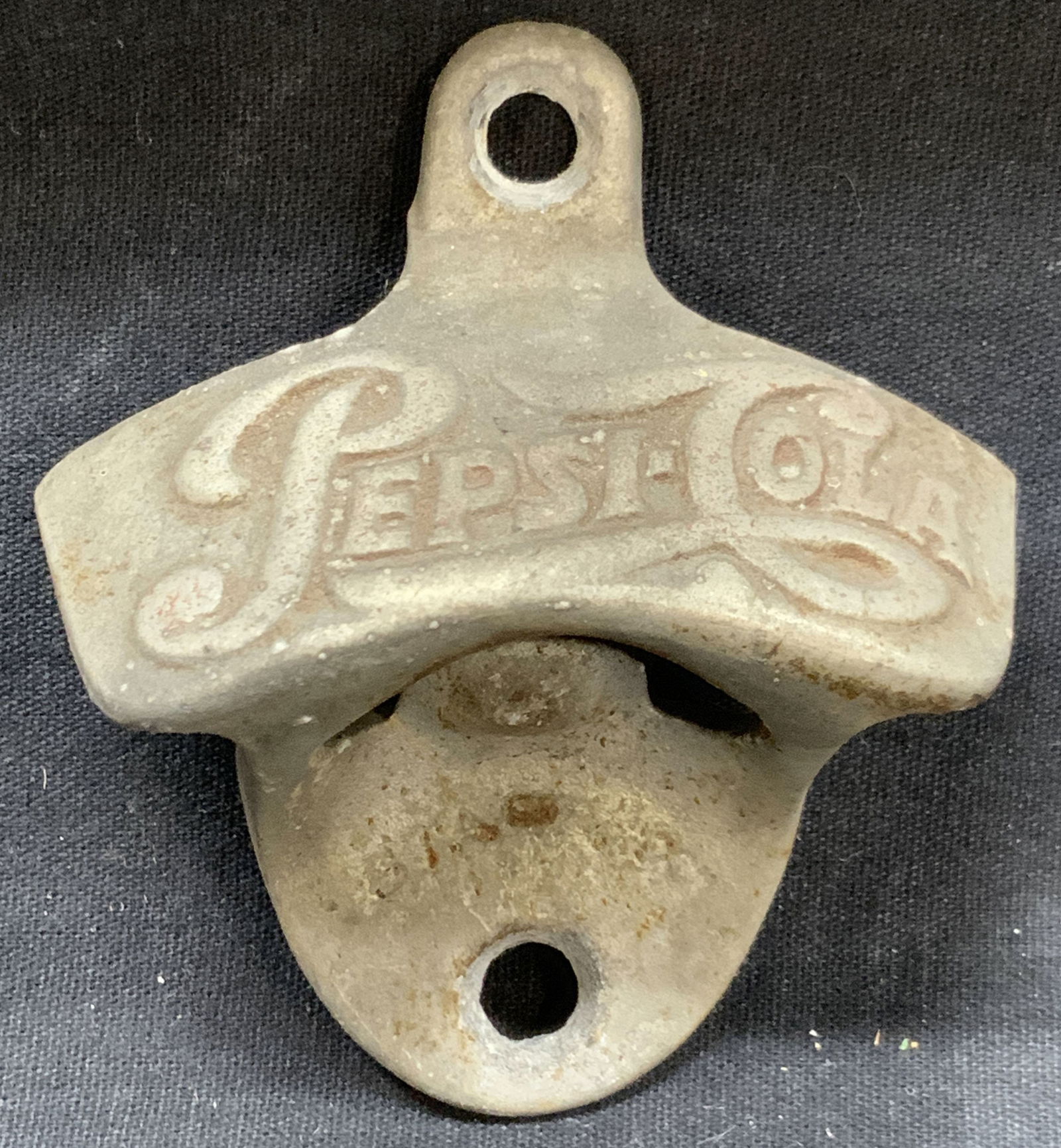 Vtg Pepsi Cola Wall Mount Metal Bottle Opener, USA (1 of 6)