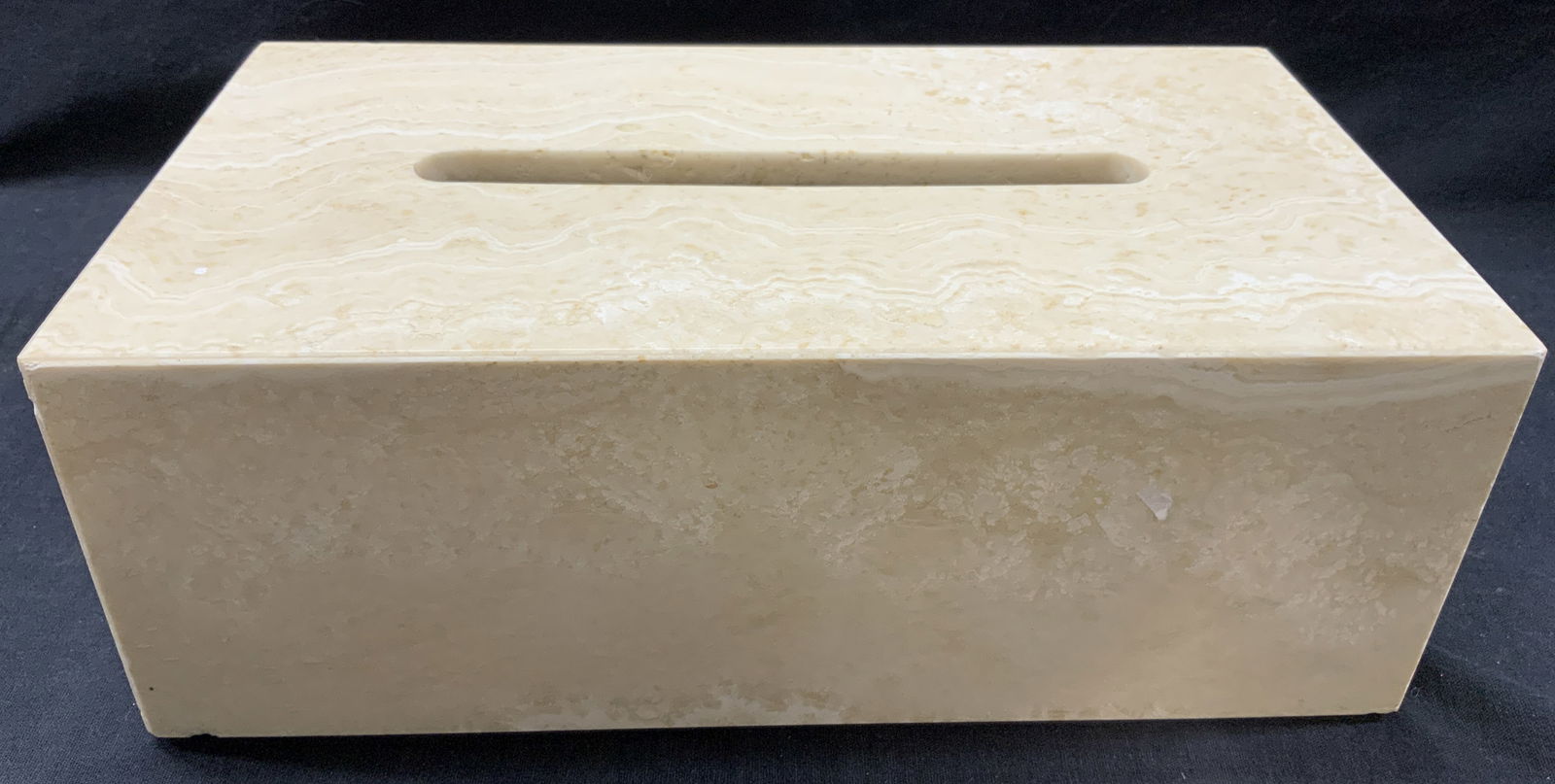 Bloomingdales Carved Stone Tissue Box Cover (1 of 8)