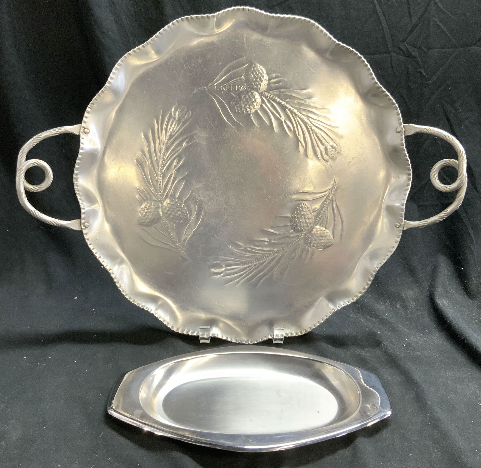 Lot2 EFFEPI 3 Inox Italy Tray & Metal Serving Tray (1 of 7)