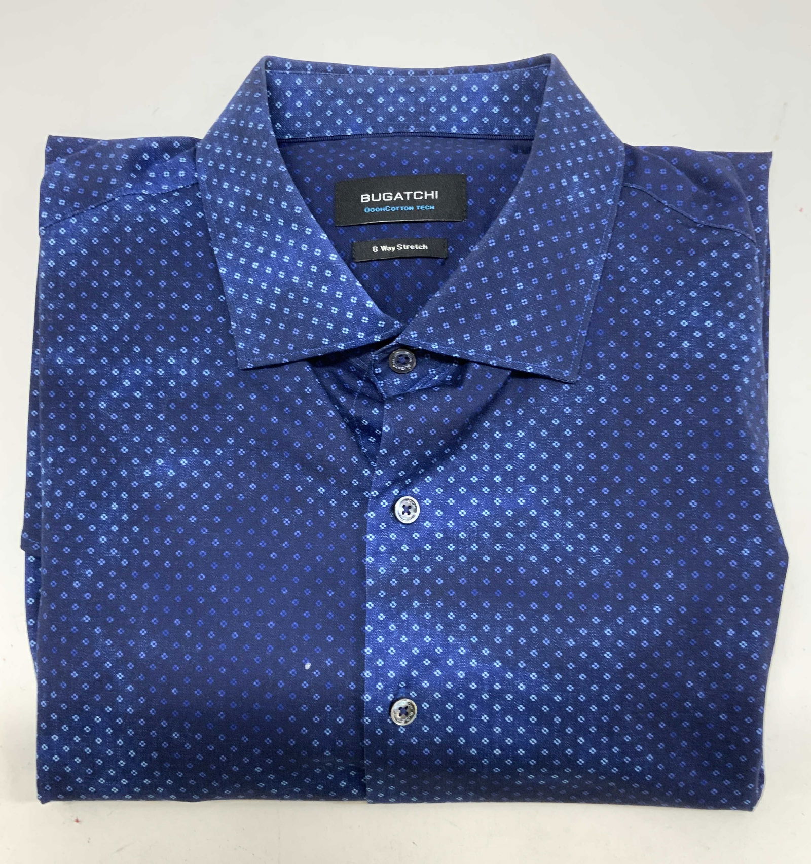 Bugatchi 8- Way Stretch Button Down Mens Shirt (1 of 10)