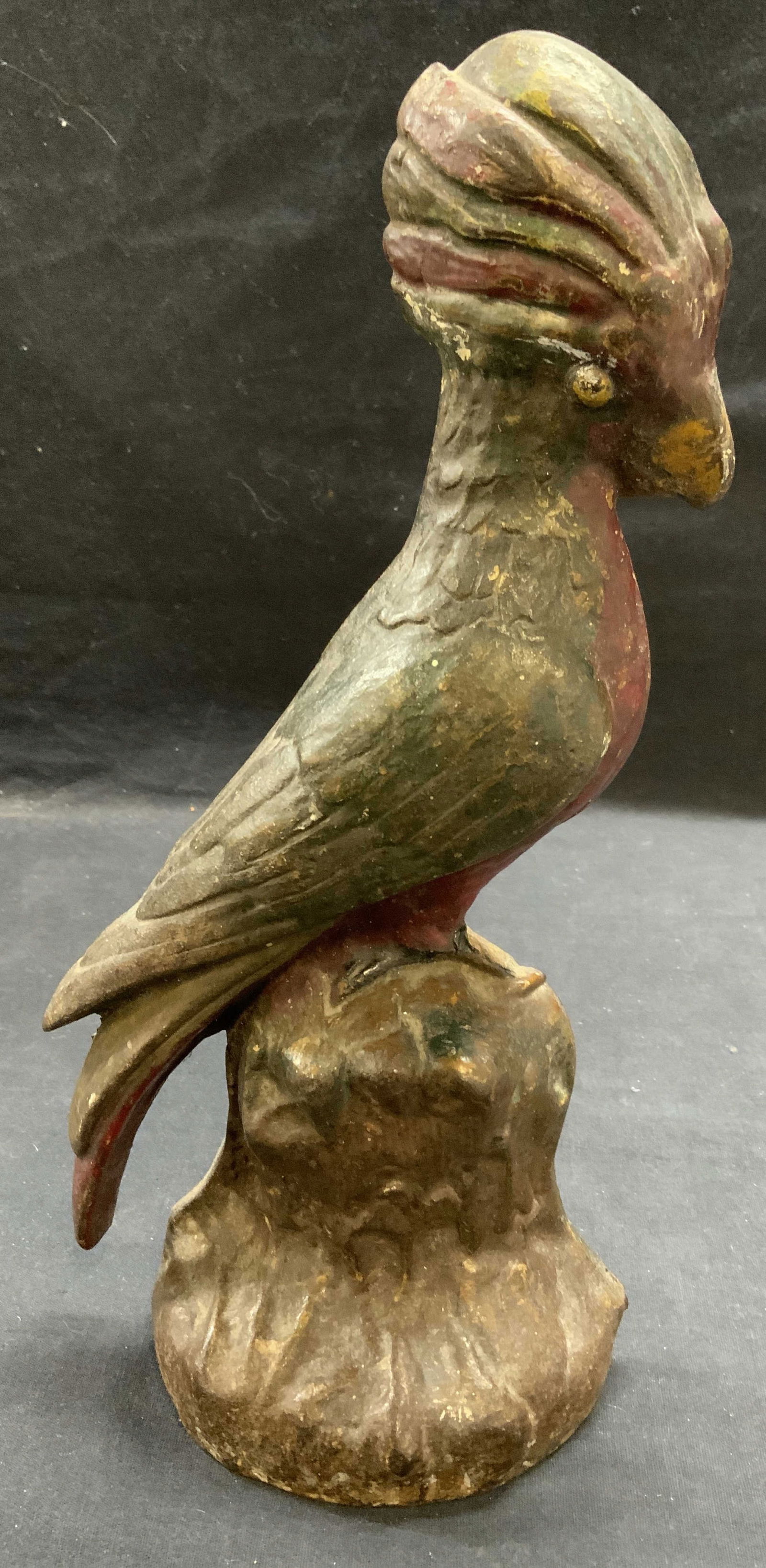 Vintage Cast Iron Cockatoo Bird Door Stop (1 of 6)