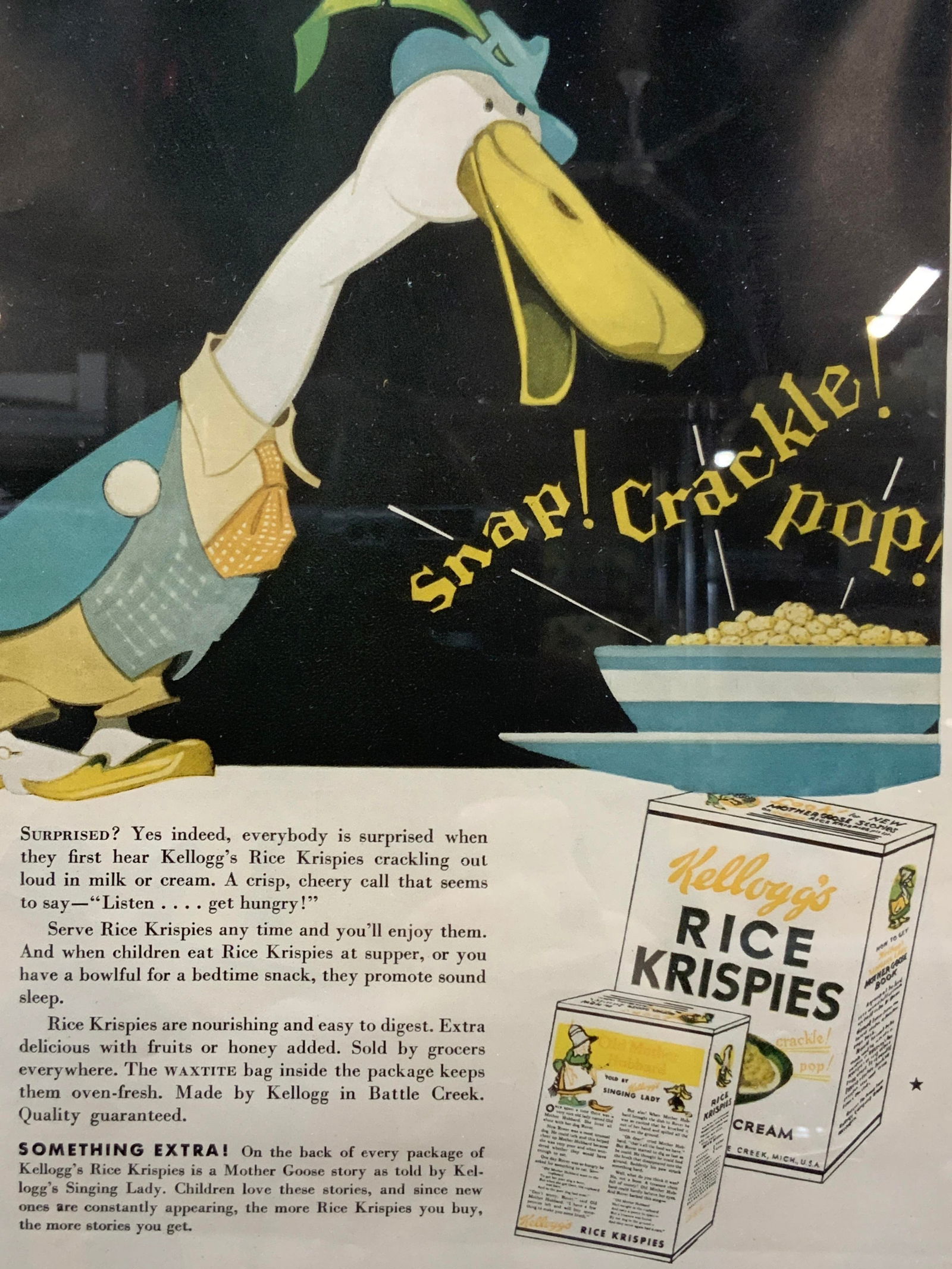 Vtg Rice Krispies 1935 Good House Keeping Advert (1 of 10)