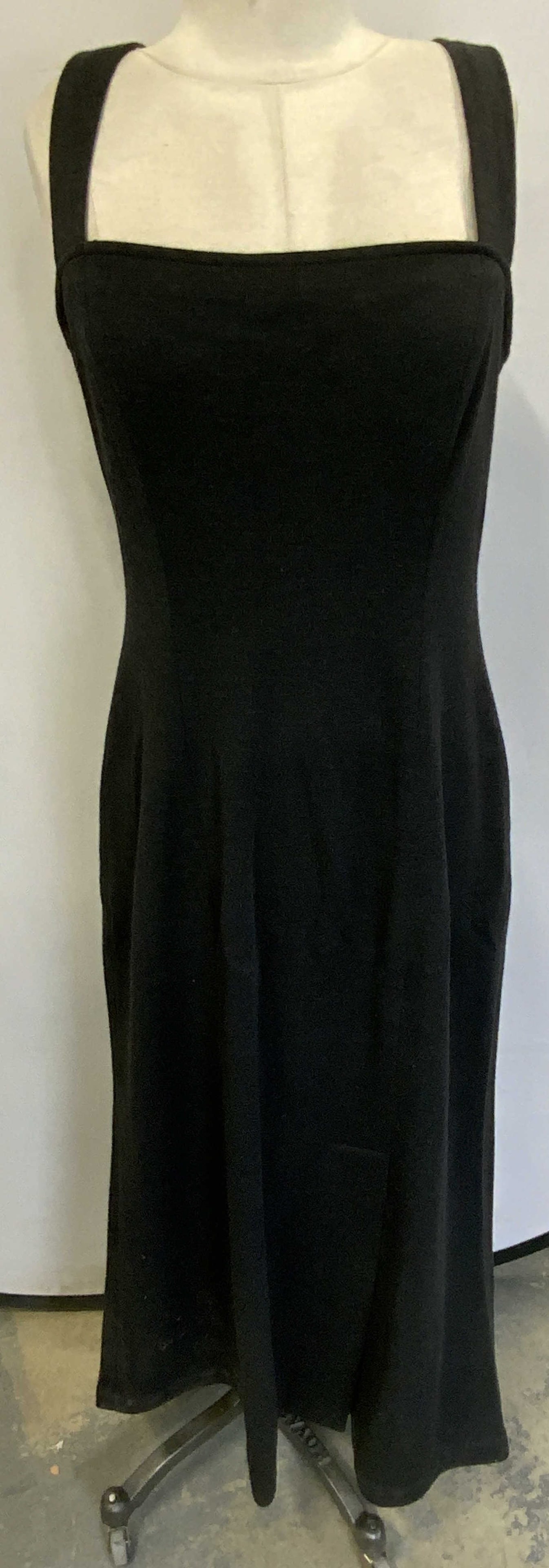 DKNY Sleeveless Gray Wool Blend Dress (1 of 7)
