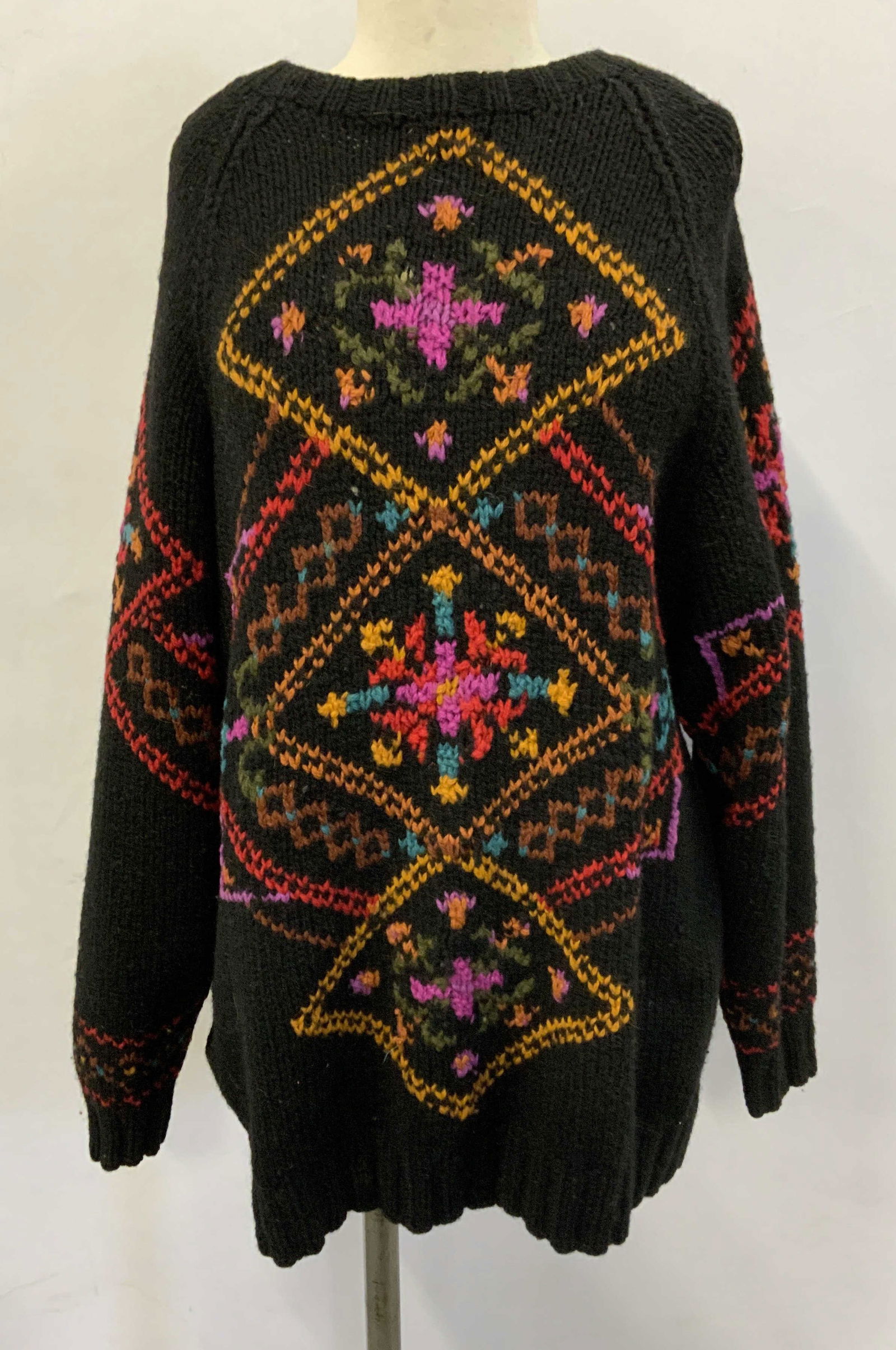 Marsh Landing Black Wool Sweater (1 of 6)