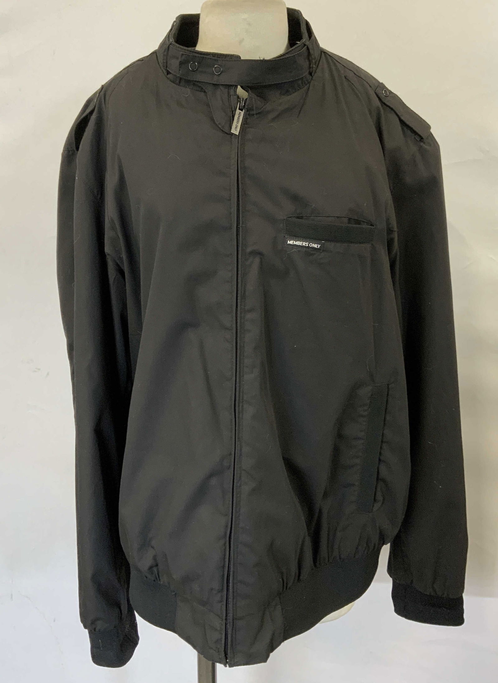 Members Only Black Bomber Jacket (1 of 7)