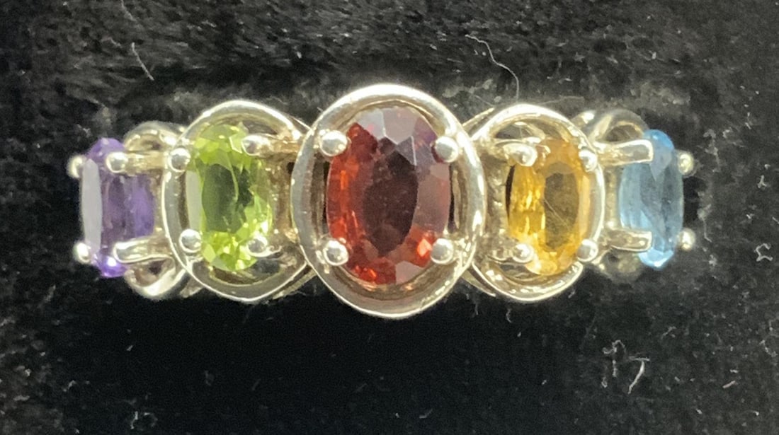 C.J.C Sterling Silver Gemstone Ring (1 of 6)