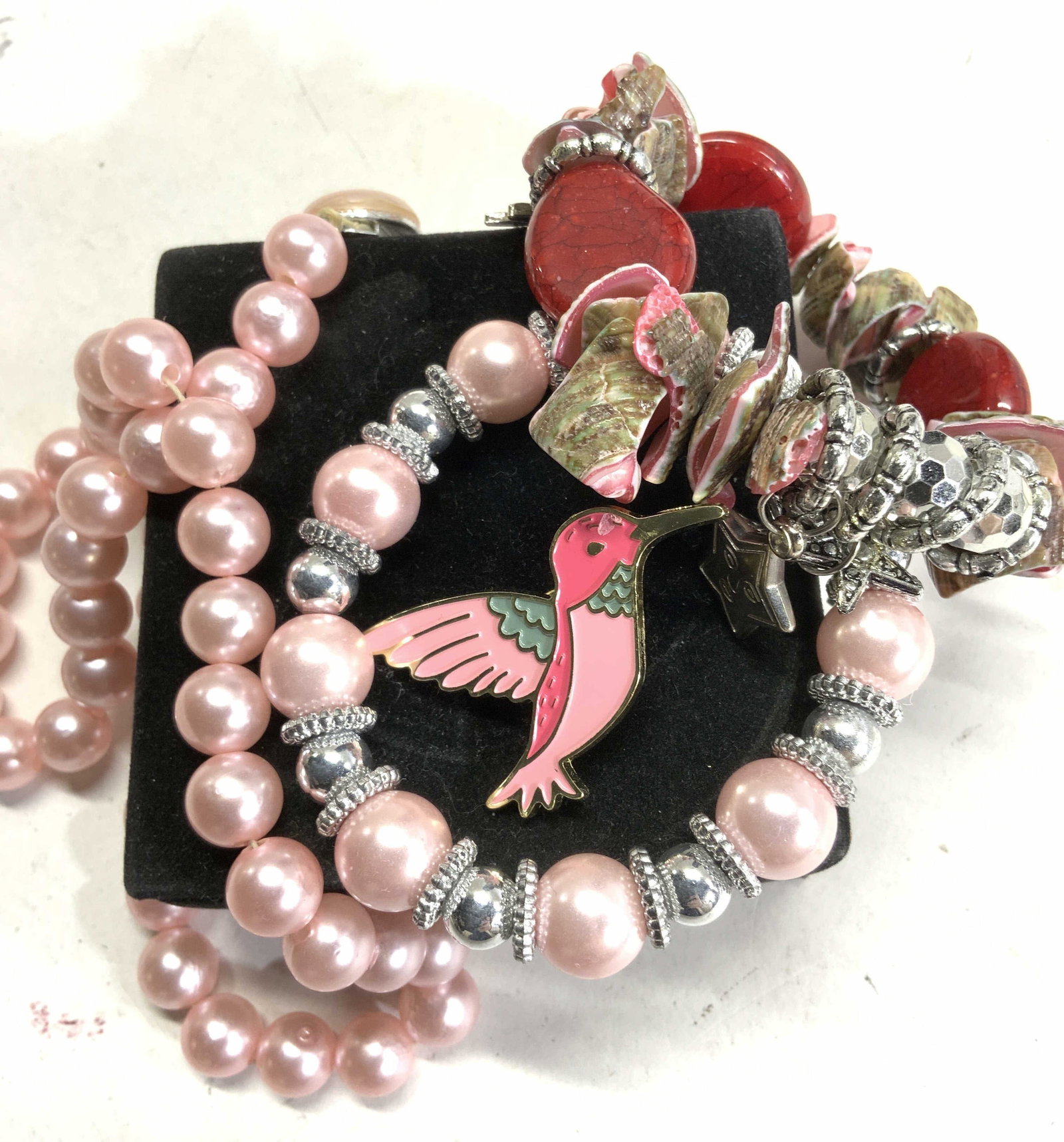 Lot 4 Fashion Jewelry, Hummingbird Pin (1 of 6)