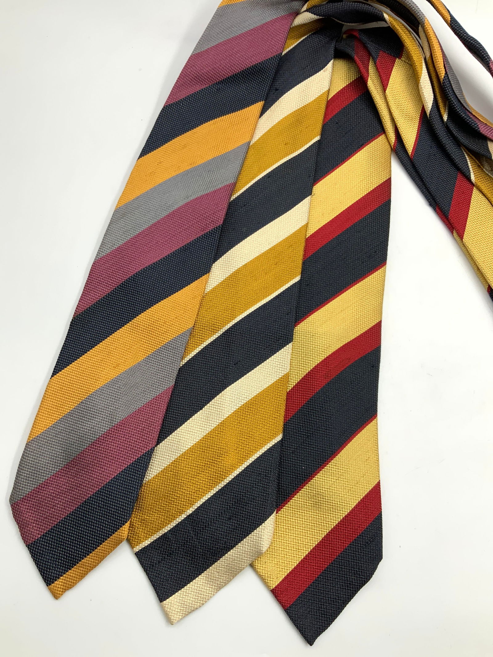 3 BattagIia Silk Striped Ties, Milan (1 of 7)