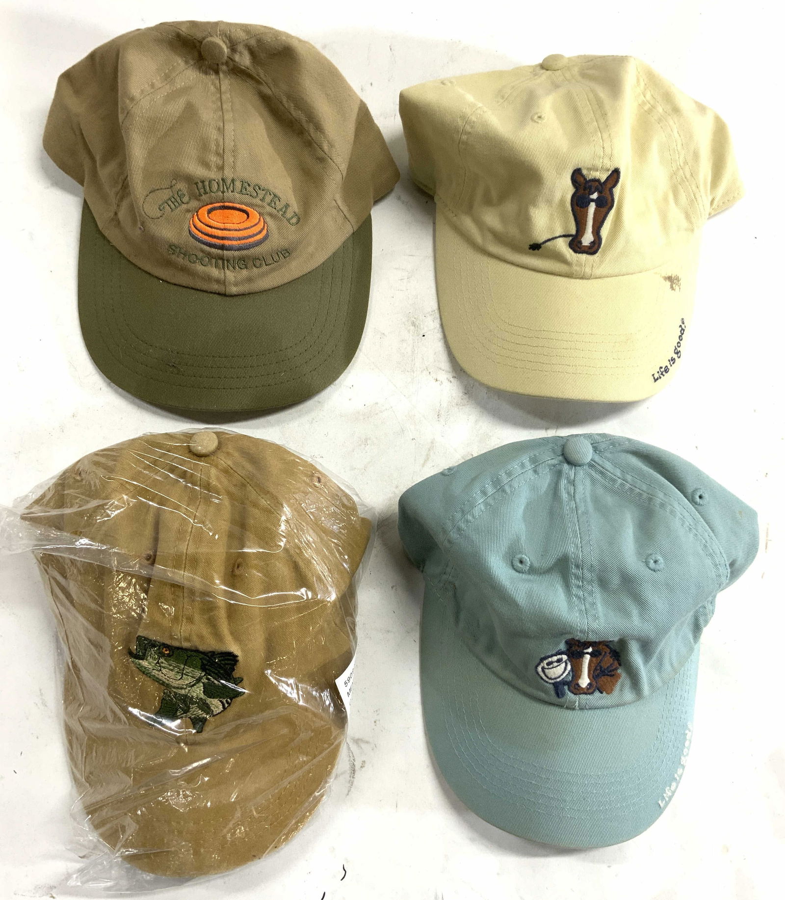 Lot 4 Wool Baseball Caps, Life is Good+ (1 of 8)