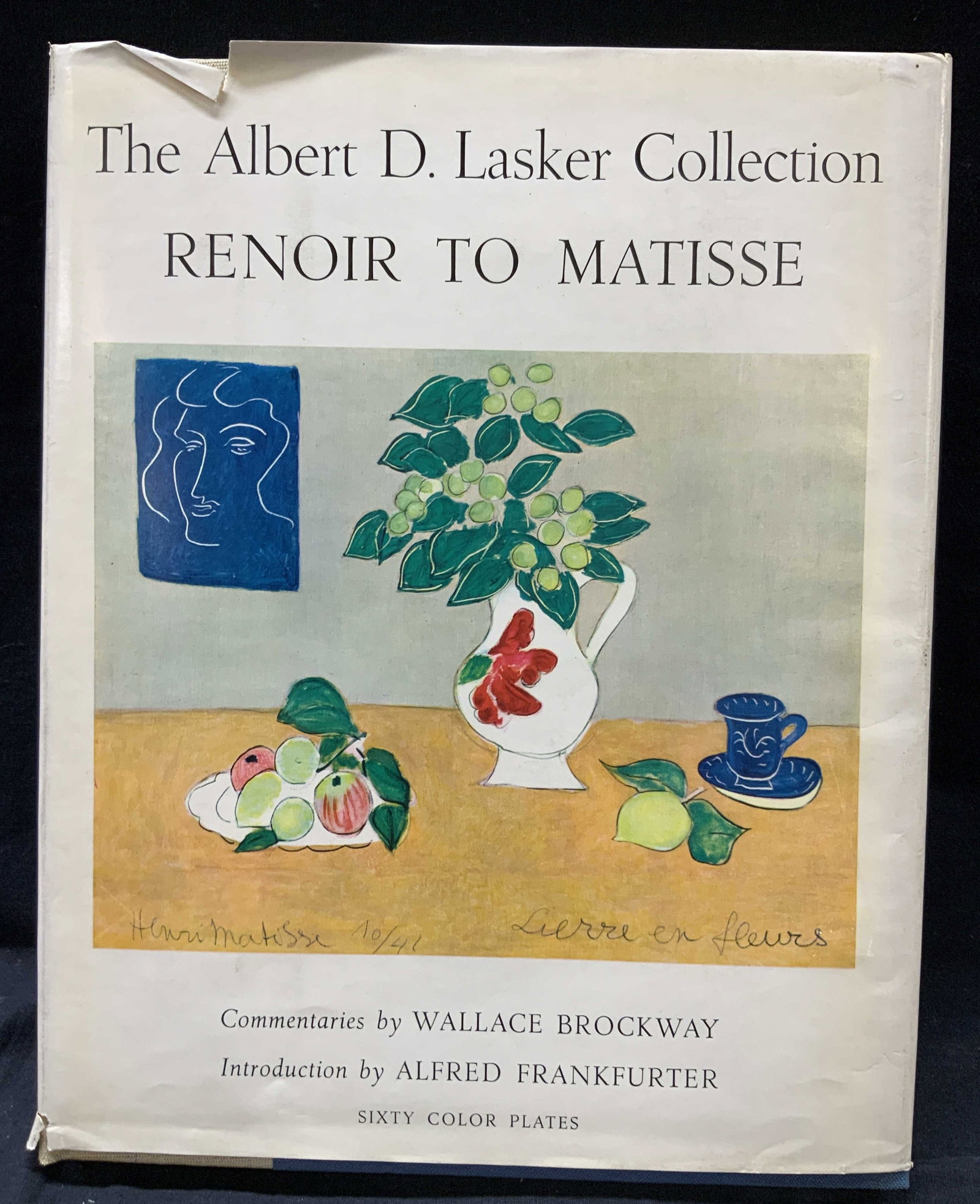 Renoir To Matisse Albert Collection Illustr Book: The Albert D.Laker Collection, Renoir to Matisse. Sixty color plates. Produced by Chanticleer press Inc. published by Simon & Schuster. All plates are hand applied within the book. Approx 14 x 11 inch
