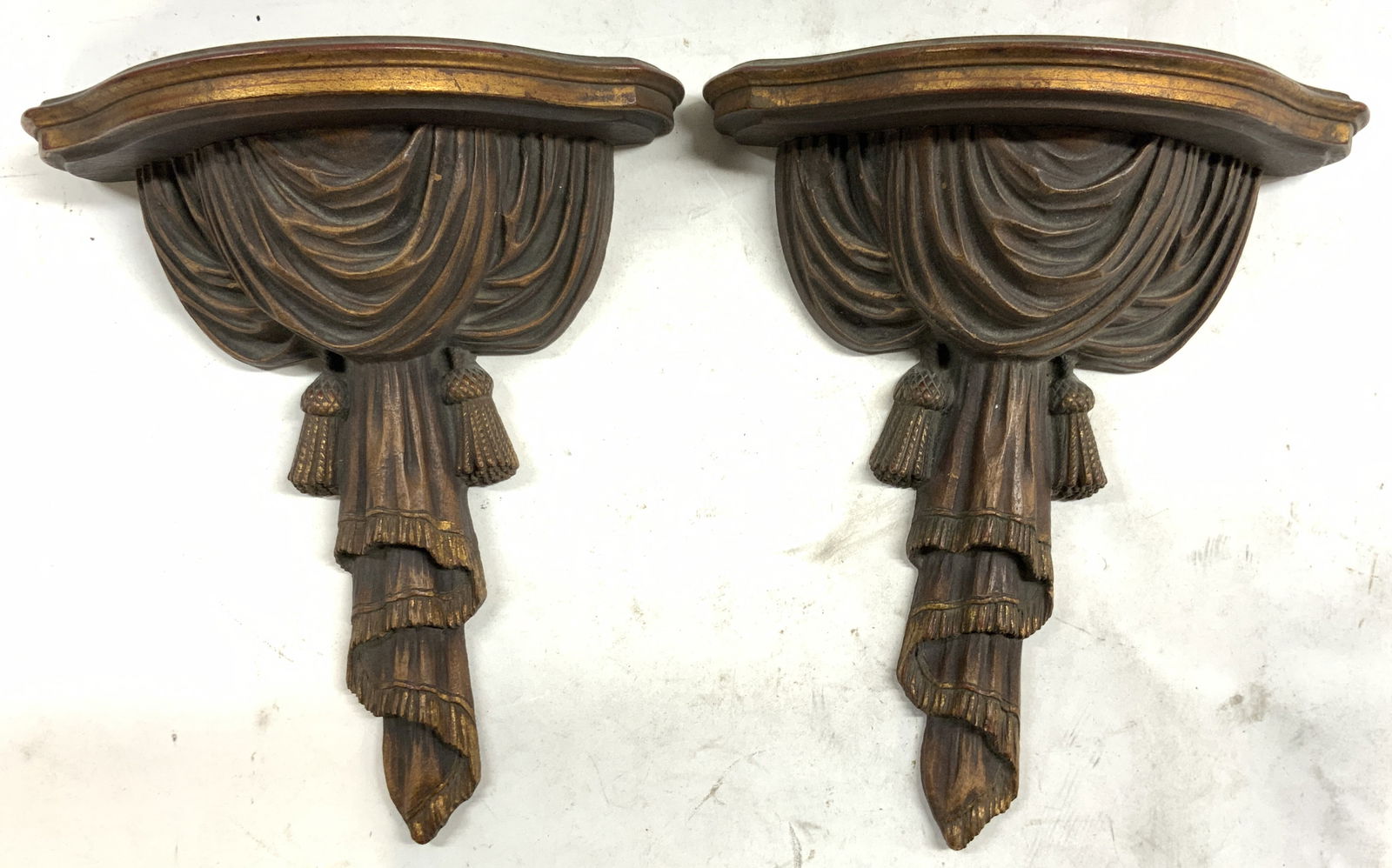 SYROCO WOOD USA Pr Drape Form Wall Shelves (1 of 6)