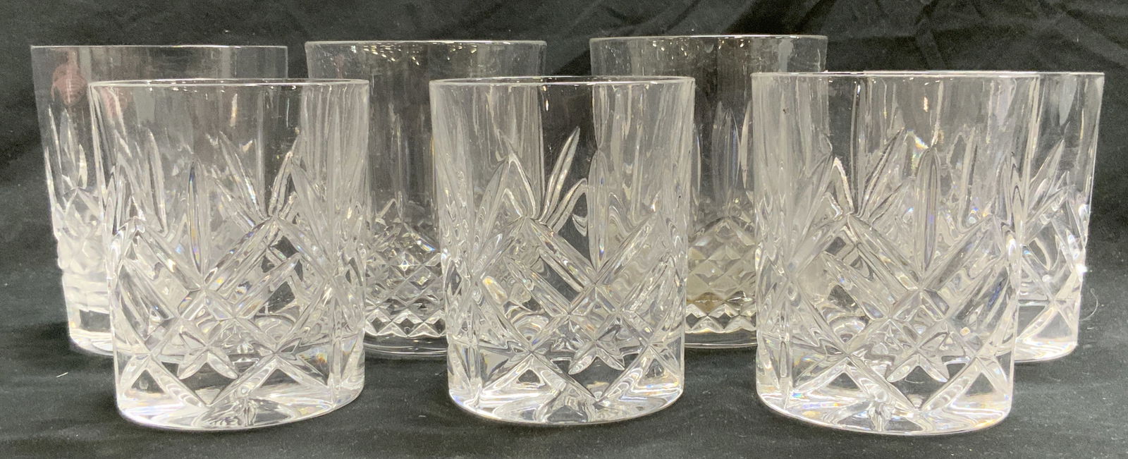 WATERFORD Lot 7 Crystal Tumblers Vessels (1 of 7)