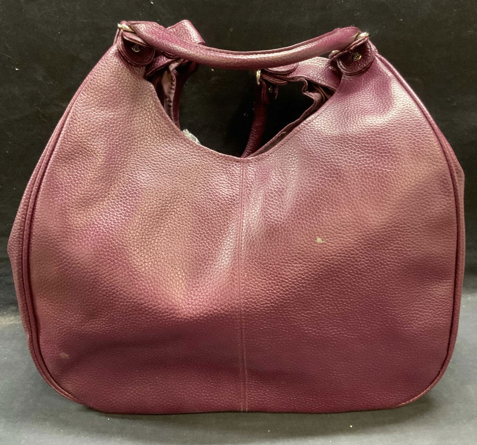 Lancome Purple Faux Leather Handbag (1 of 7)