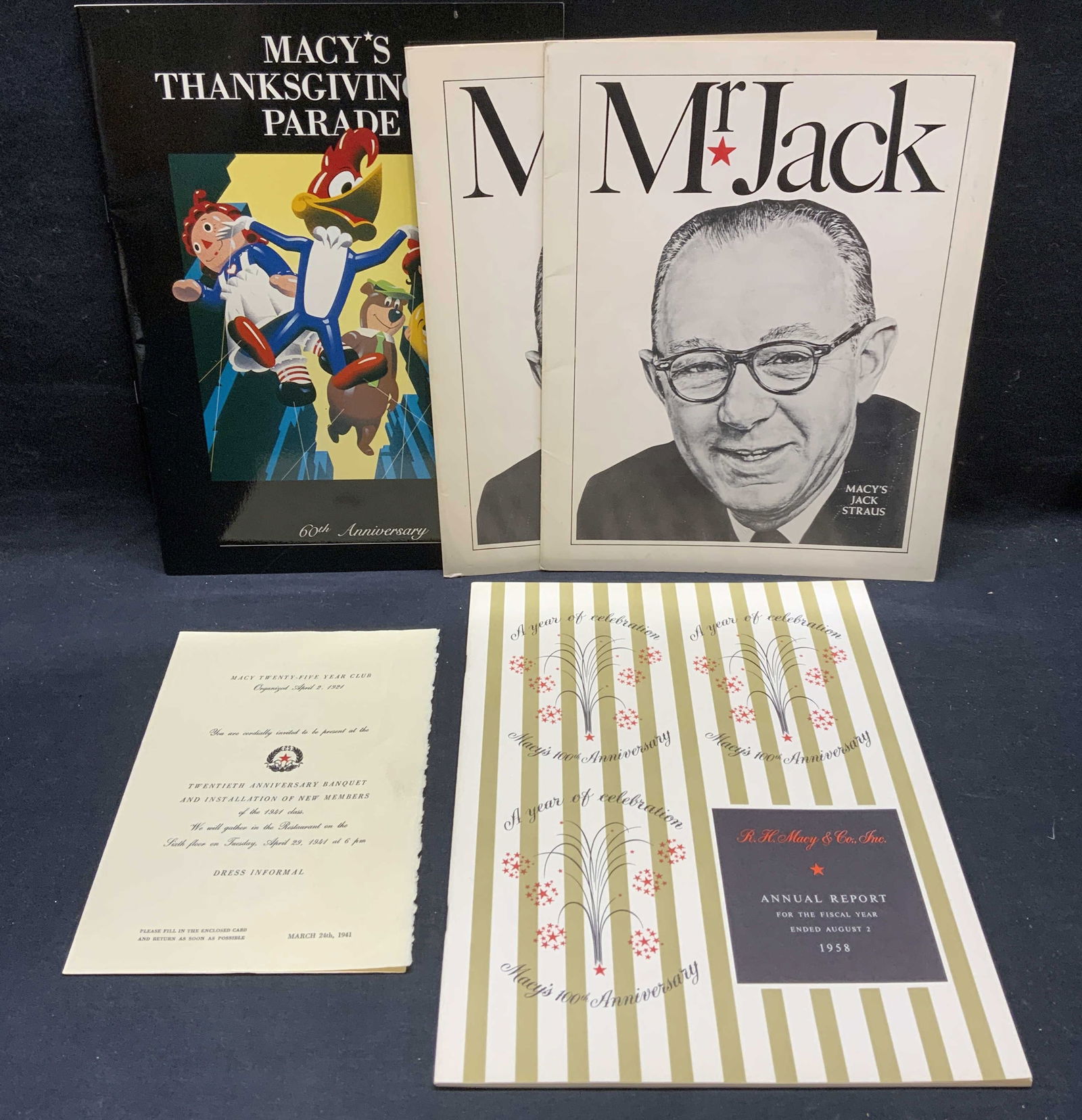 Lot 5 Vtg Macys Ephemera, Thanksgiving Parade + (1 of 13)