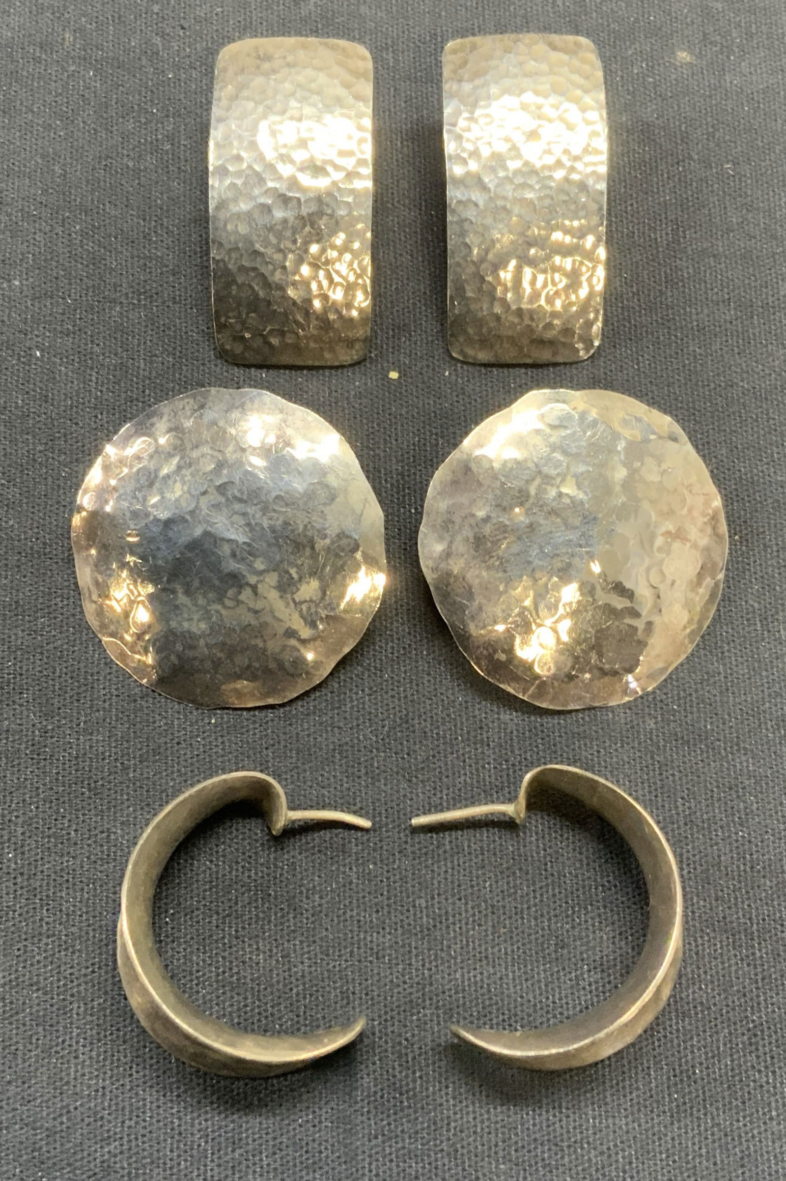 Lot 3 Tory Sterling Silver Earrings, More (1 of 7)