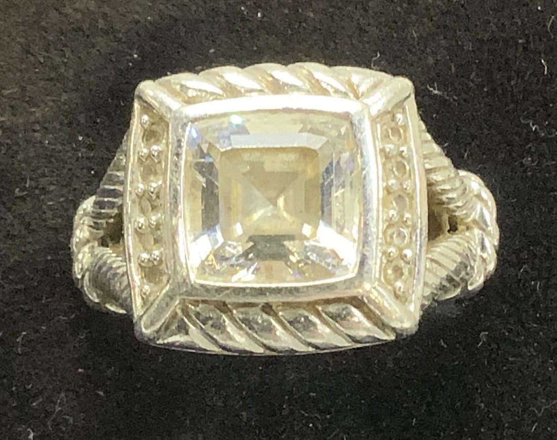 Judith Ripka Sterling Silver Ring (1 of 6)