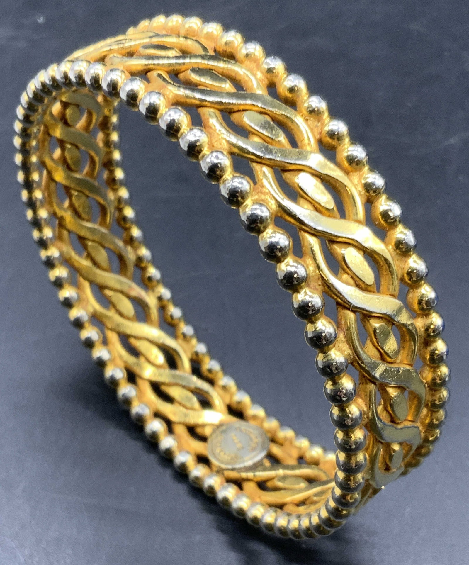 DOMINIQUE AURIENTIS PARIS Vintage Bangle Bracelet (1 of 8)