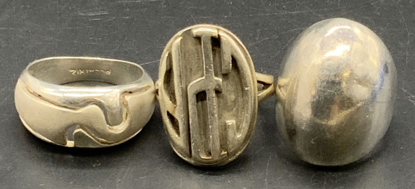 Lot 3 Vintage Sterling Silver Rings, BELLATRIZ + (1 of 9)
