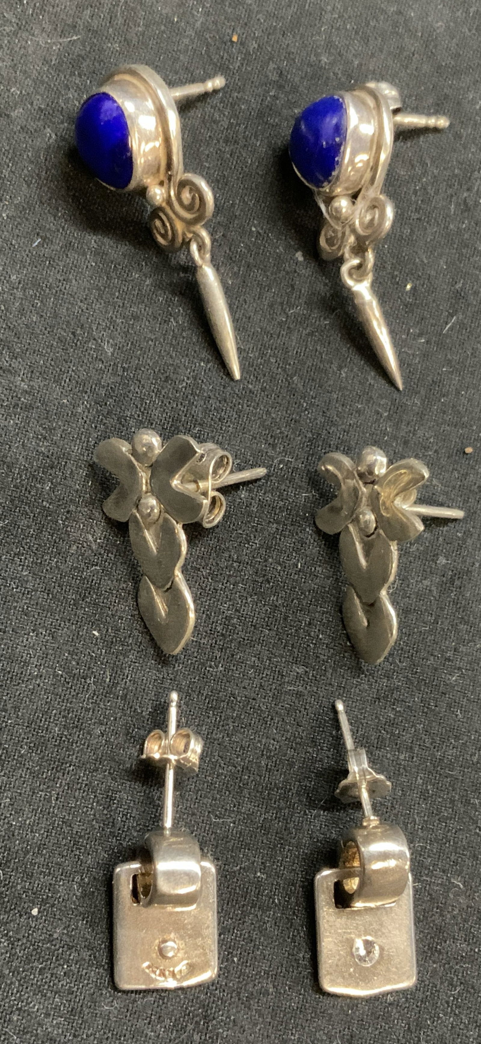 3prs STERLING Silver Earrings (1 of 7)