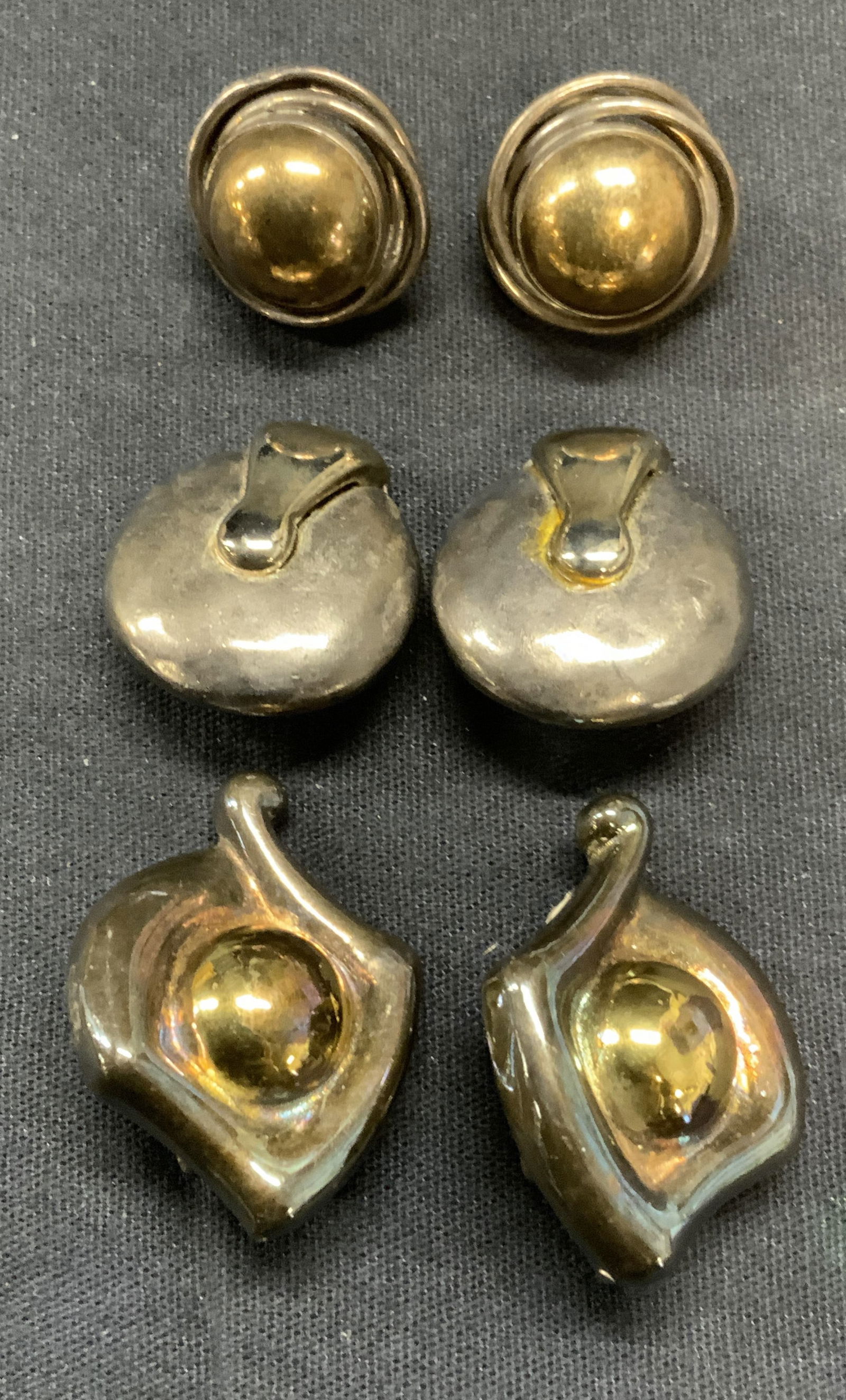 Lot 3 Vintage Sterling Silver Earrings (1 of 7)