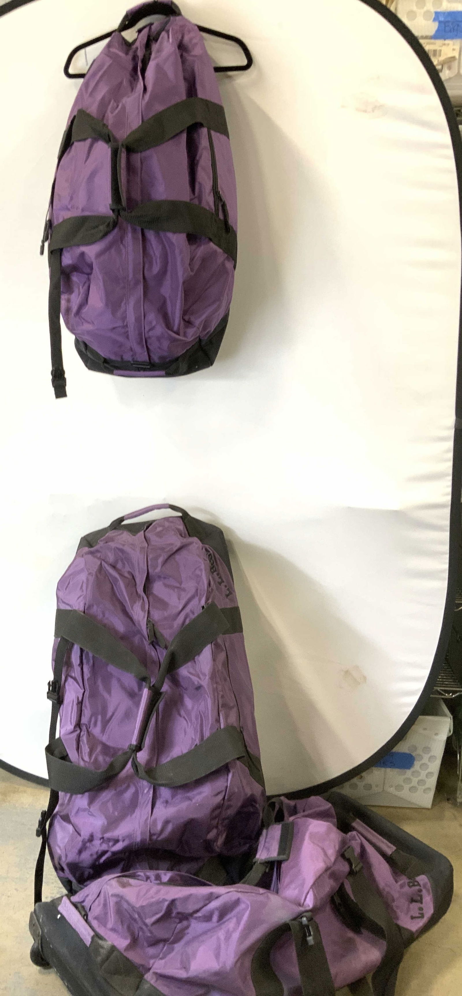 L.L. Bean Heavy Nylon 3 Pc Luggage Set, 2 Rolling (1 of 16)