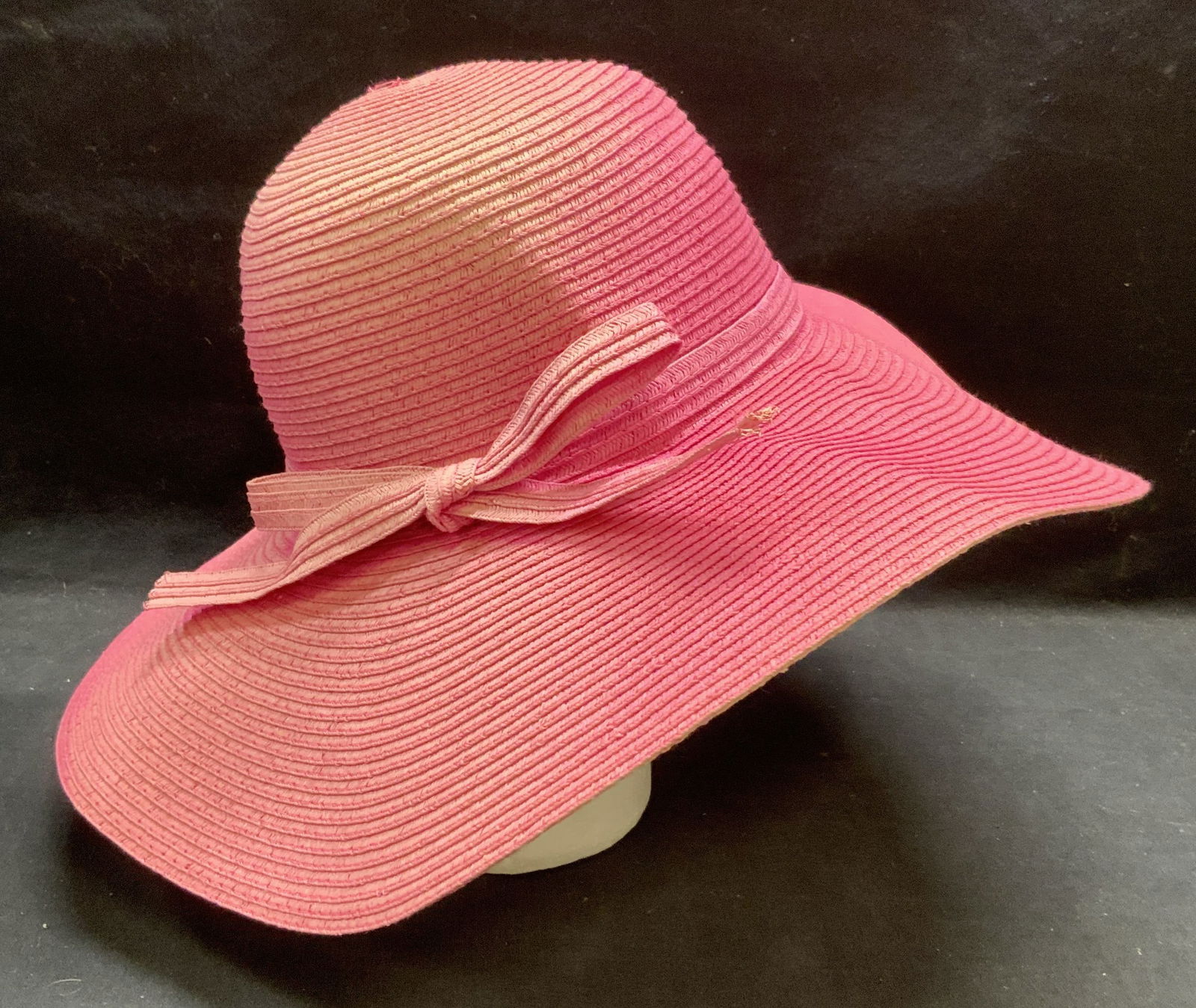 Wonder Fashion Pink Paper Straw Sun Hat (1 of 6)