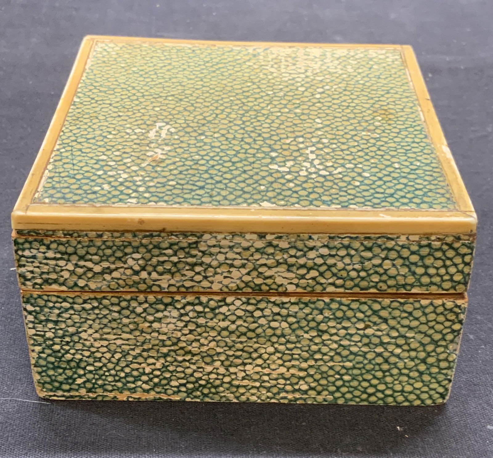 Vintage Wood Shagreen Style Box (1 of 7)