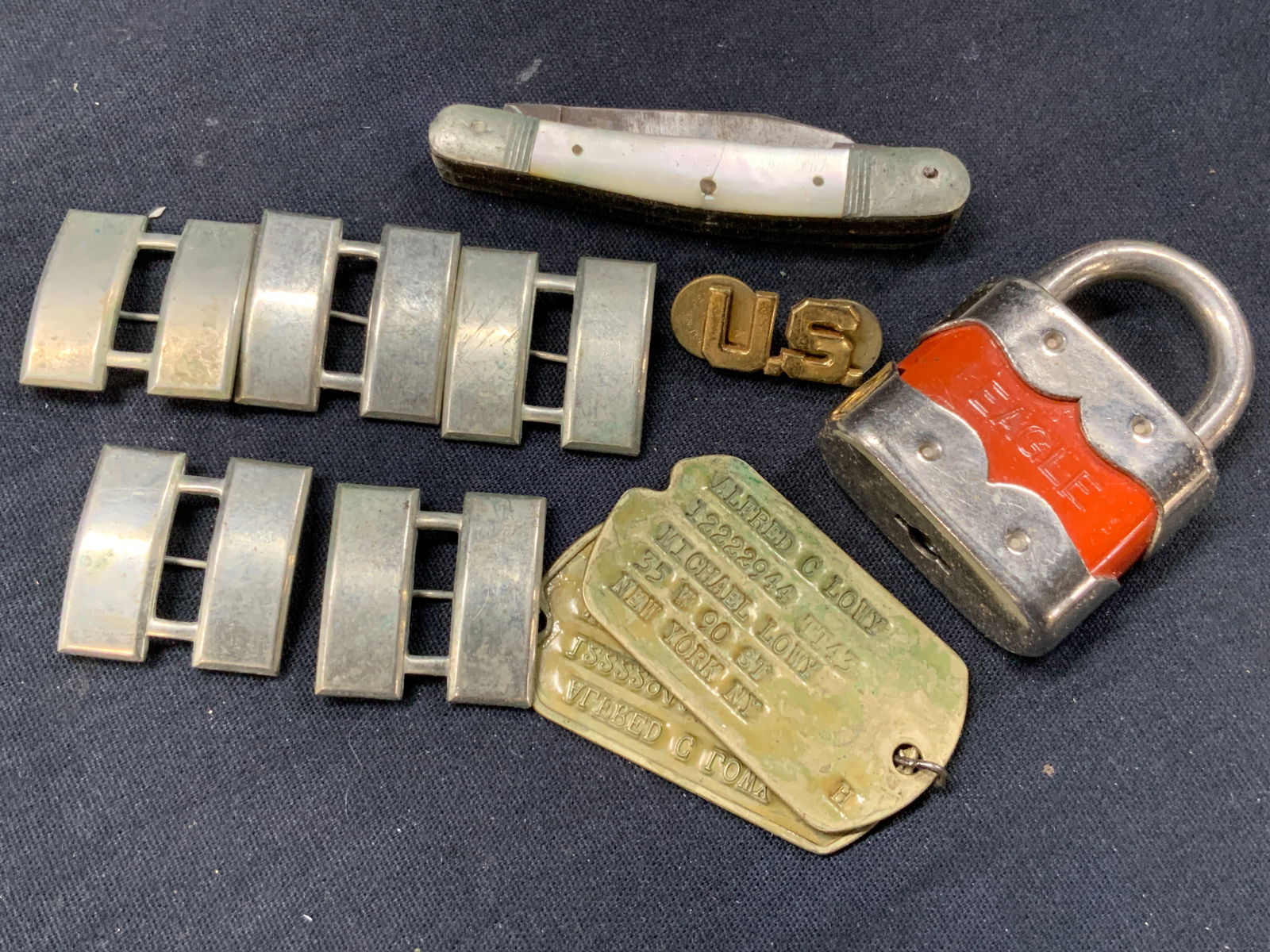 Lot 9 Vtg Military Veteran Accessories & More (1 of 11)