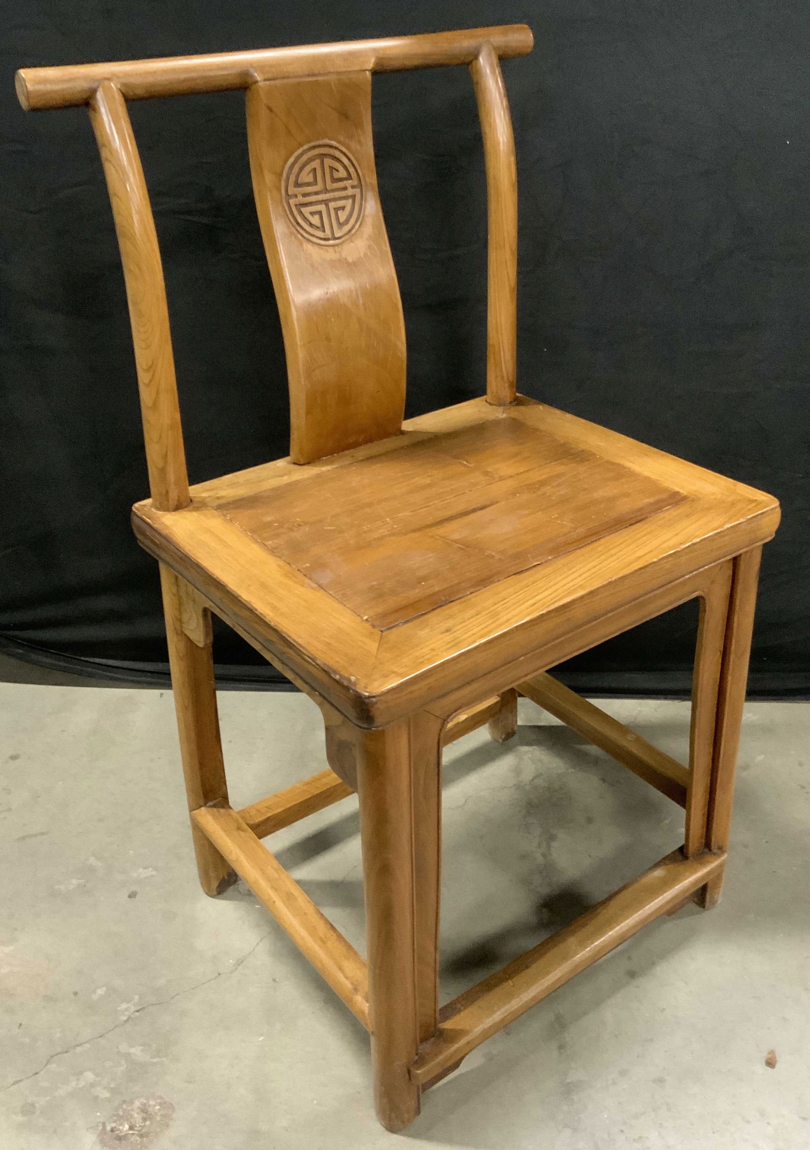 Antique Asian Carved Wood Chair (1 of 12)