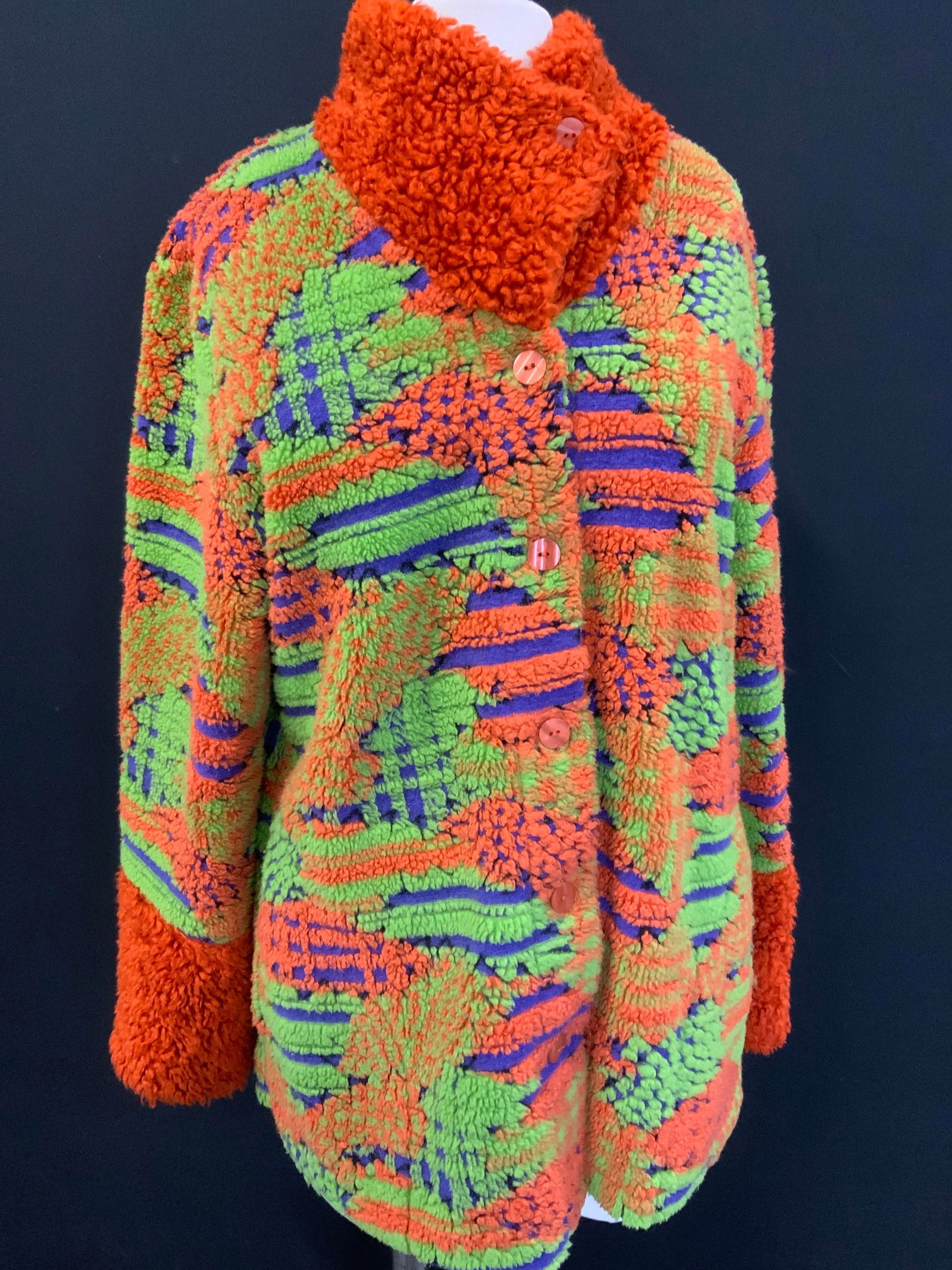 Vintage Designer TUB Plush Sweater Jacket (1 of 7)