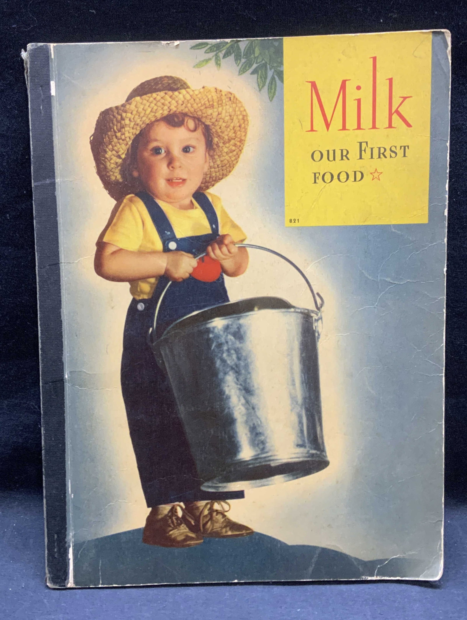 Milk Our First Food, Illustrated, 1940: Softcover copy of Milk Our First Food by Jane Dale. Contains 50+ illustration. Published by Artists and Writers Guild, 1940. Measures approx. 11.5 x 8.5 inches. Wear to cover, pages, and spine consist