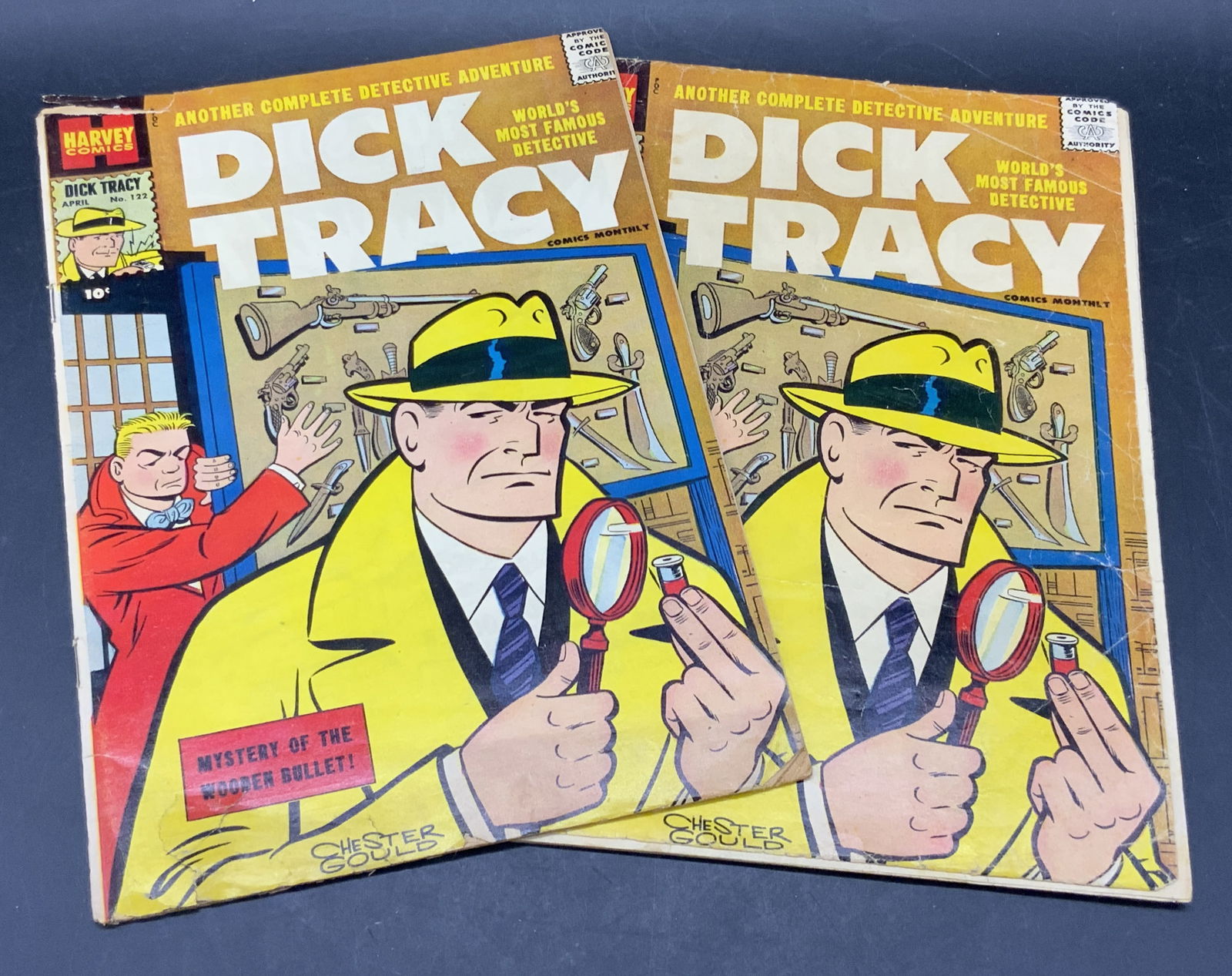 Lot 2 DICK TRACY COMICS MONTHLY Comic Books 1958 (1 of 16)