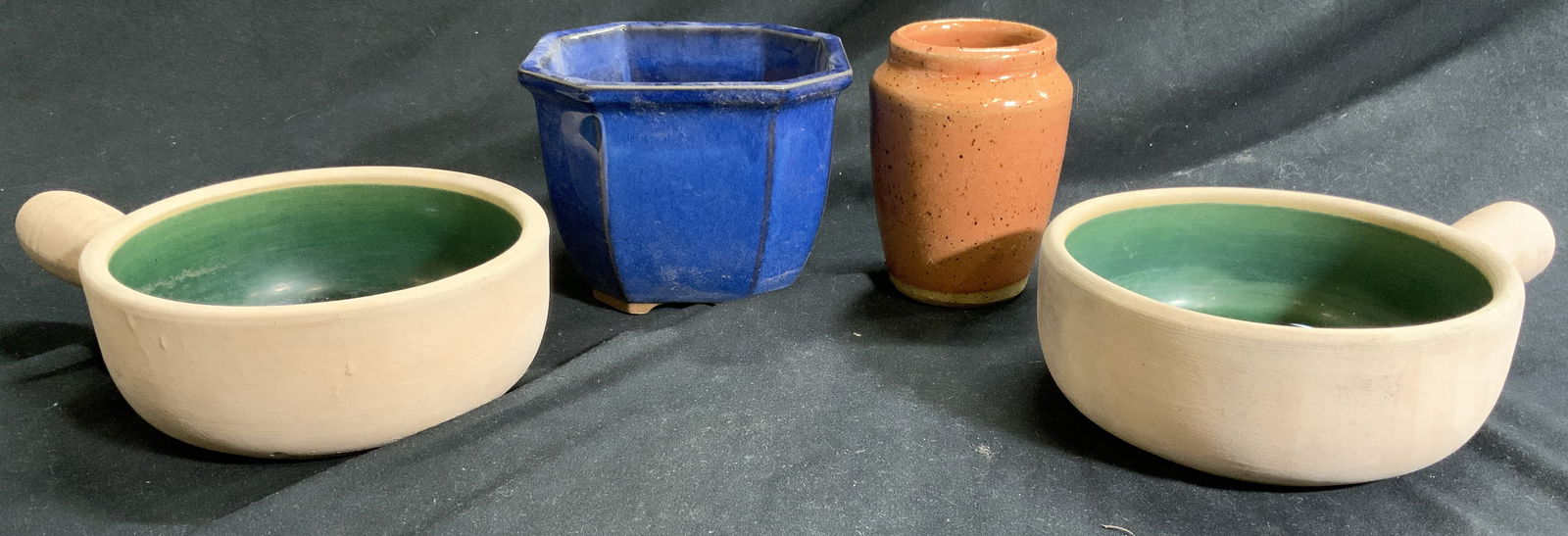 Lot 4 Vtg SOLANA Earthenware & Ceramic Vessels (1 of 6)