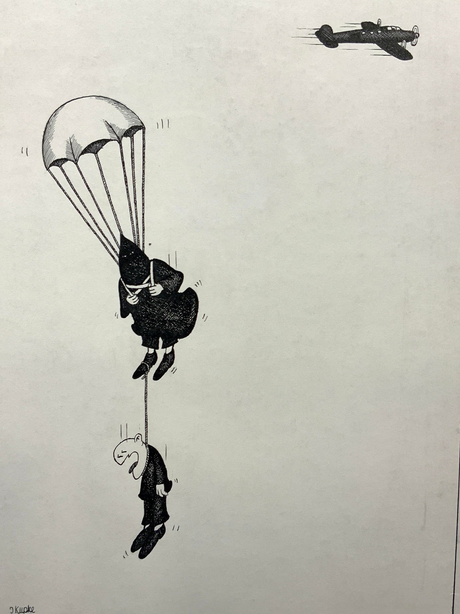 Joachim KUPKE Illustration Lithograph (1 of 8)