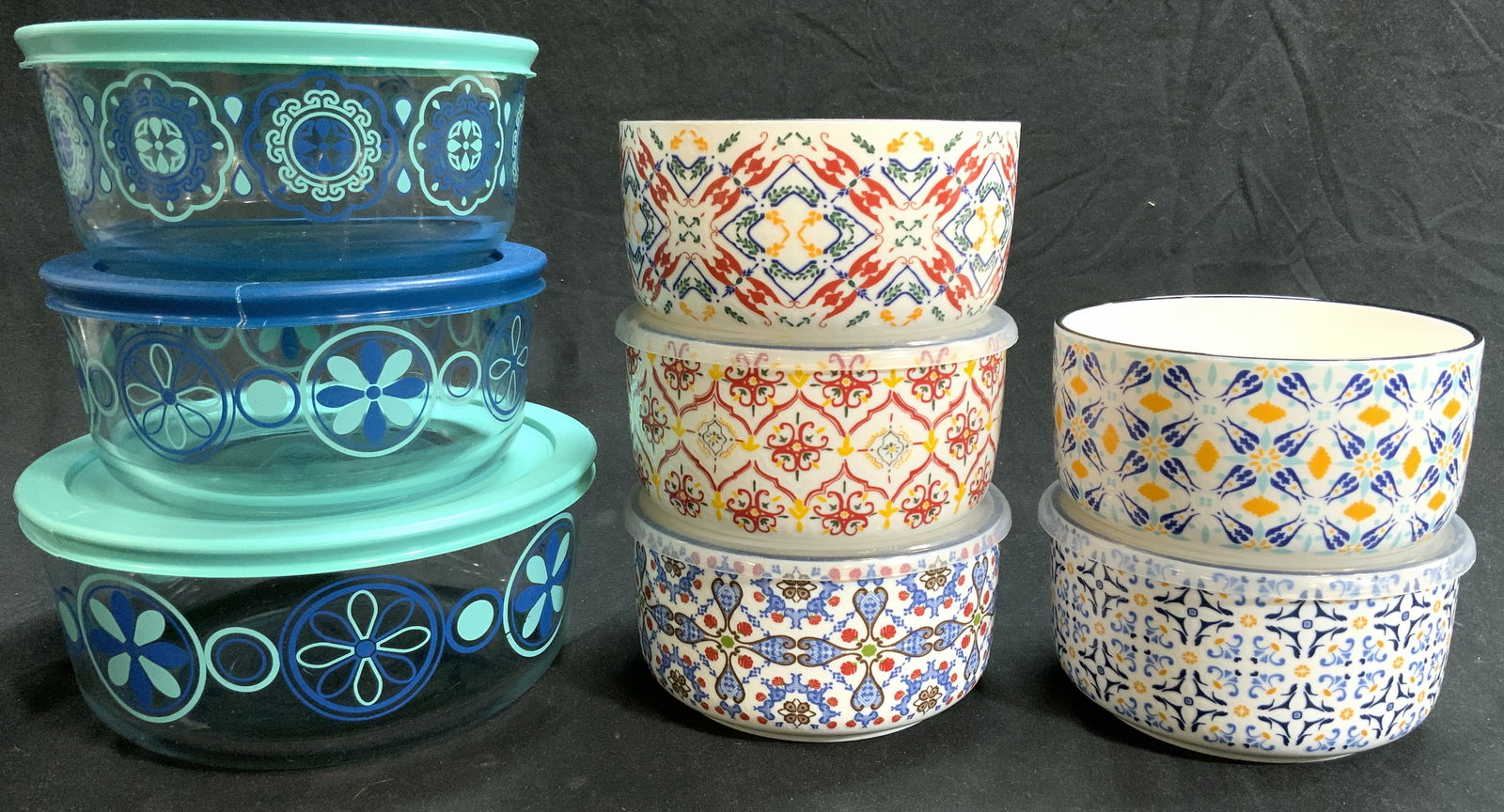 PYREX & SIGNATURE HOUSEWARES Lot 14 Bowls & Lids (1 of 6)