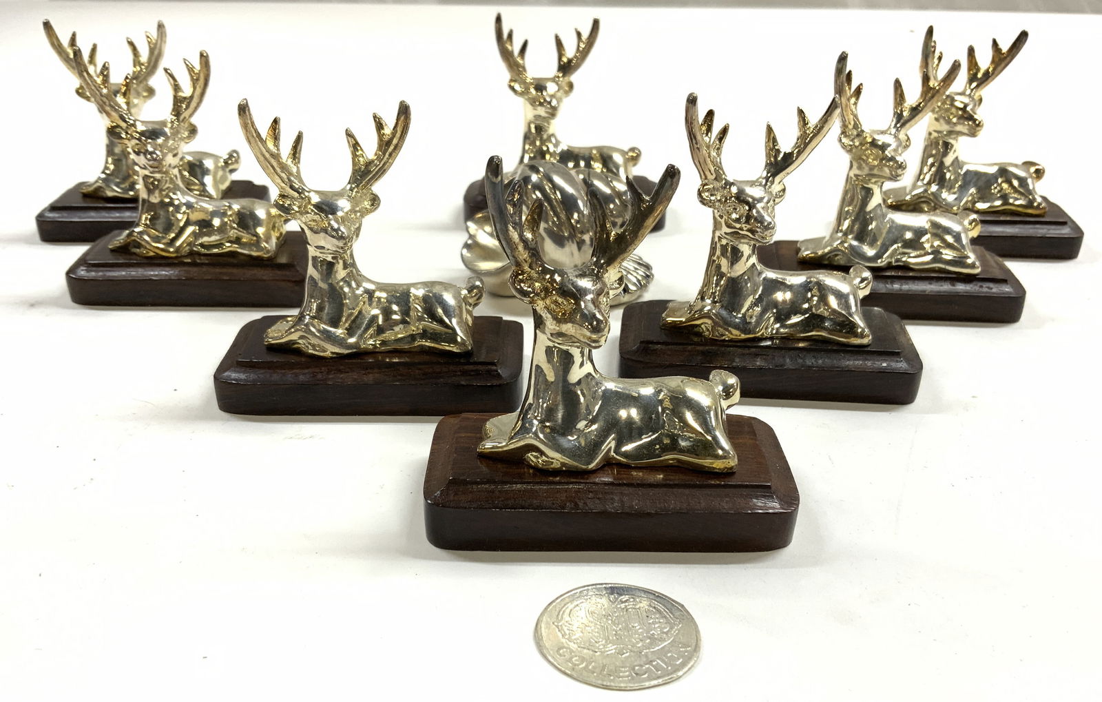 9 SP COLLECTION Silver Pl Deer Card Holders & More (1 of 7)