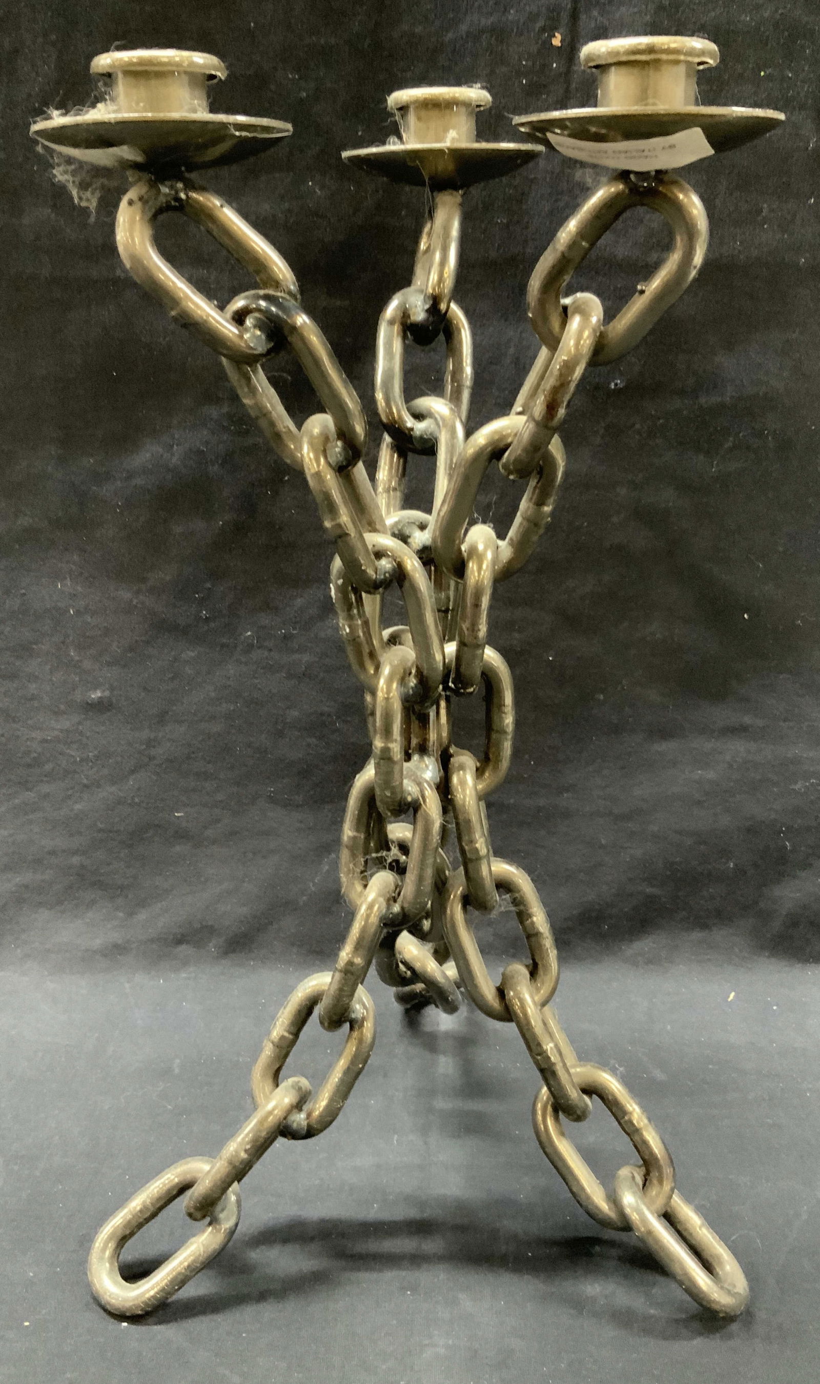 Brutalist Style Chain Candlestick (1 of 6)