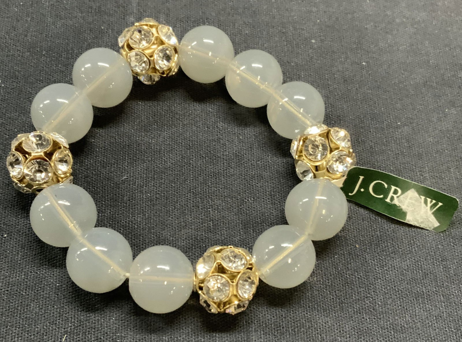 J Crew Beaded Crystal Bracelet NWT (1 of 6)