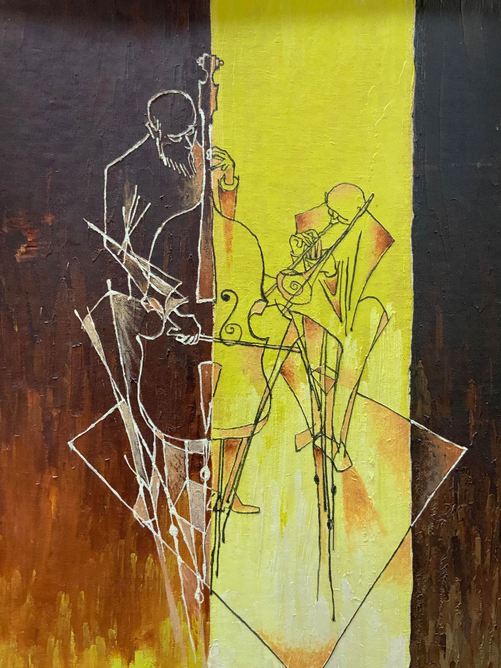 Criswell Sgd Instrument Players Oil Painting (1 of 10)