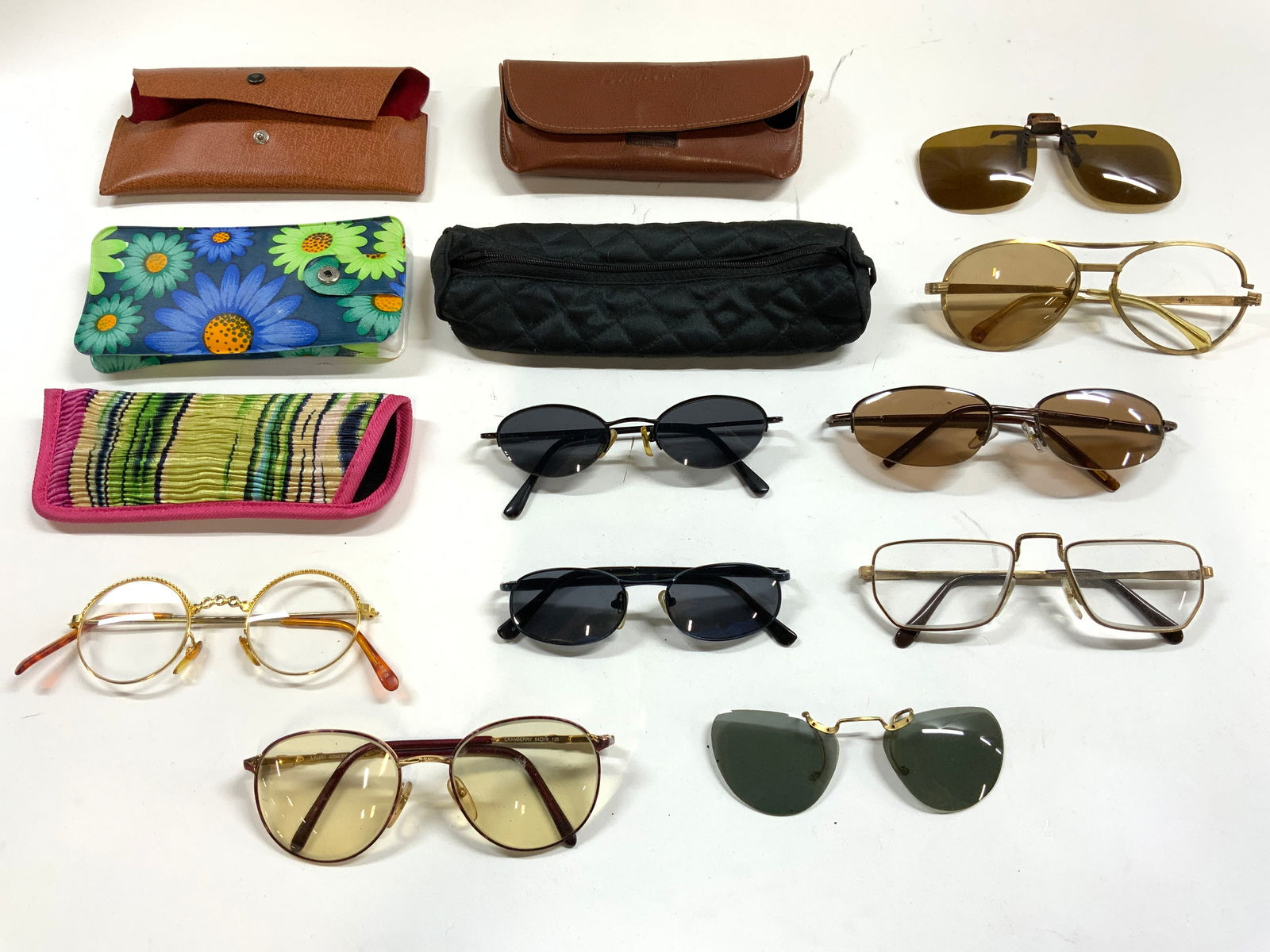 Lot 14 Eyeglasses & Cases, Vogue, Laura Ashley + (1 of 11)