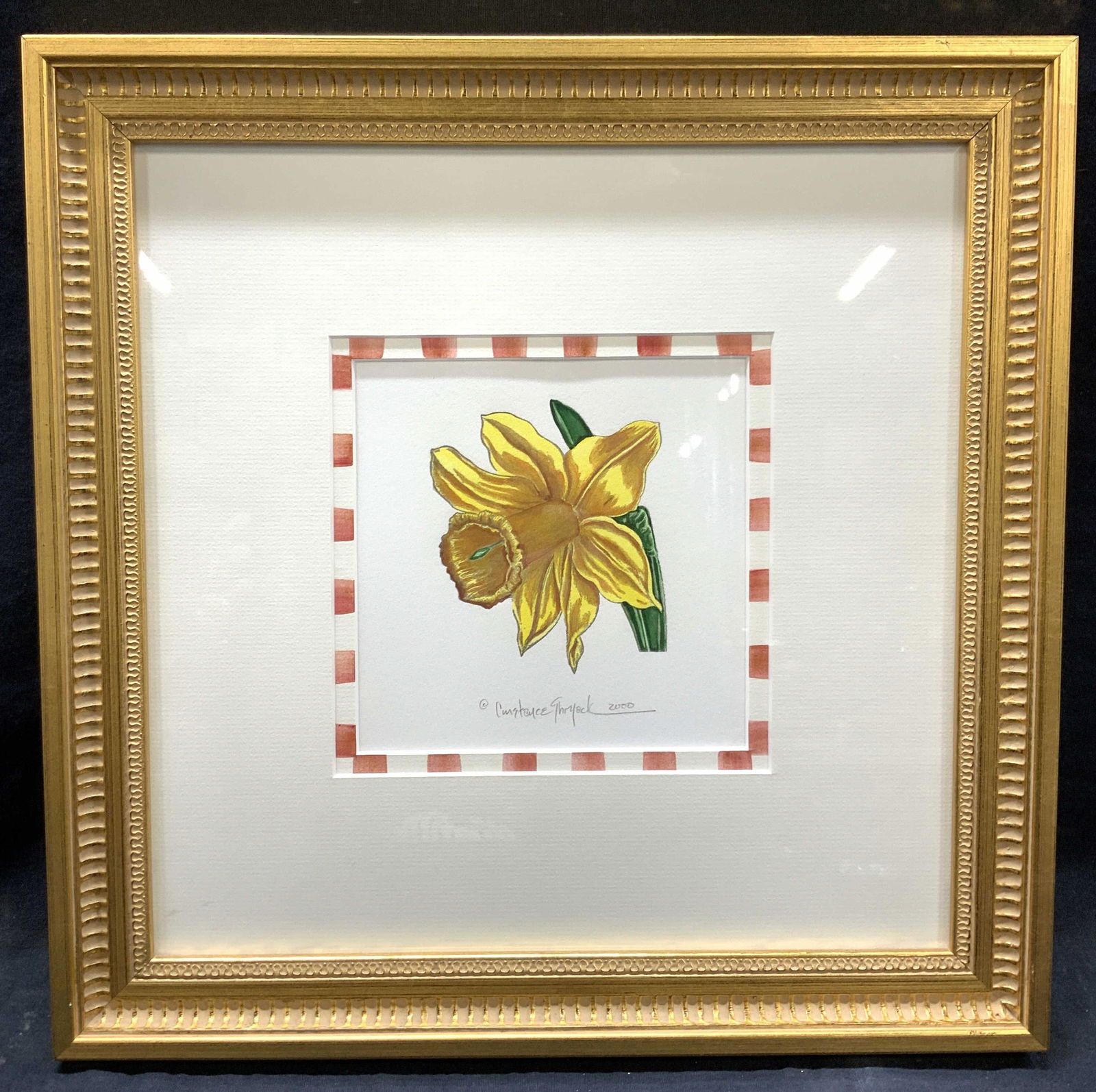 Constance Shryack Sgd Daffodil Silk Screen 2000 (1 of 9)