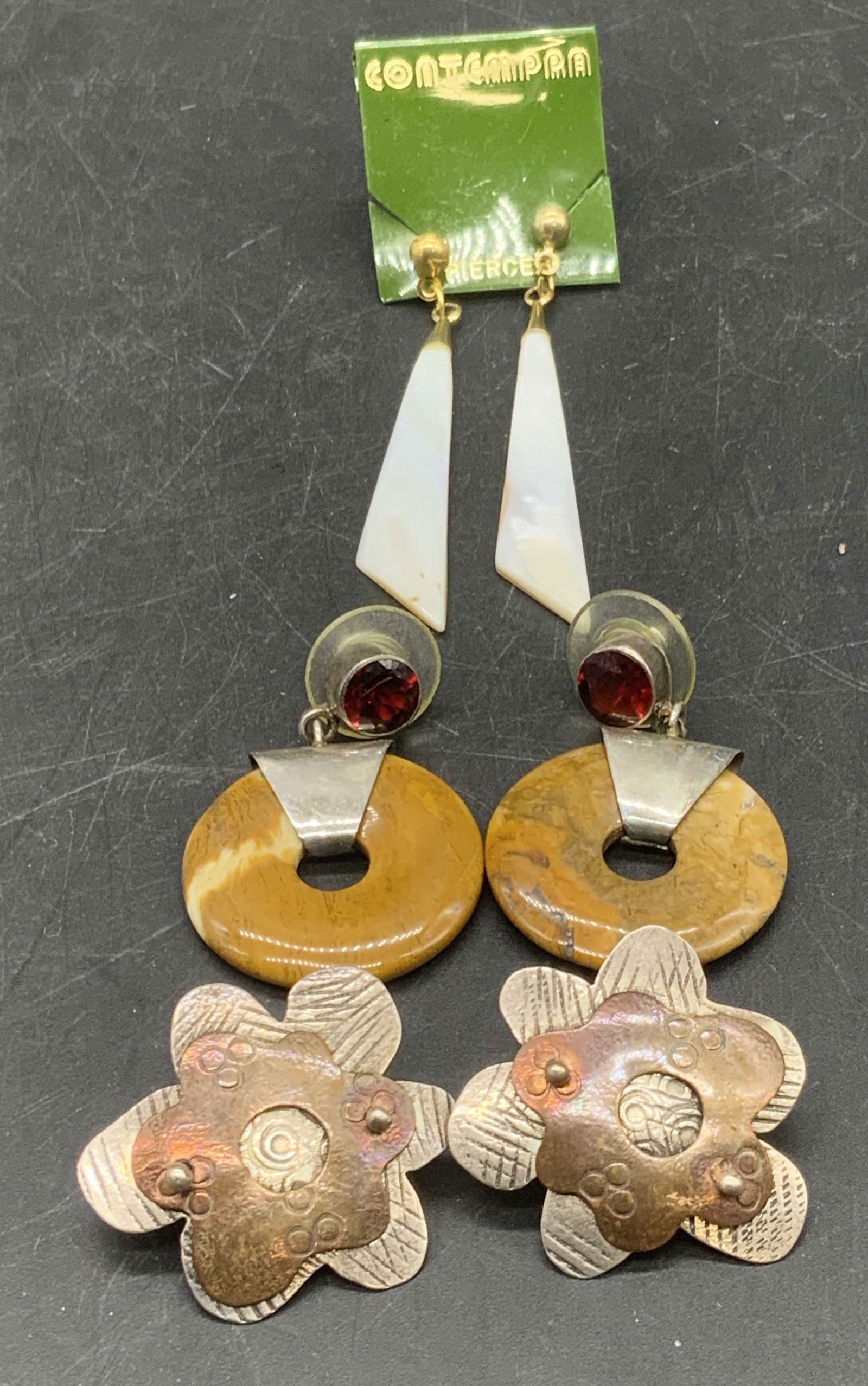 3 Earrings Roggio STERLING SILVER & CONTEMPRA More (1 of 8)