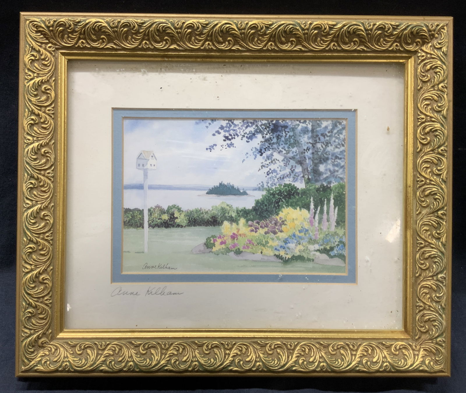 Anne Kilham Sgd Landscape Watercolor Litho (1 of 8)
