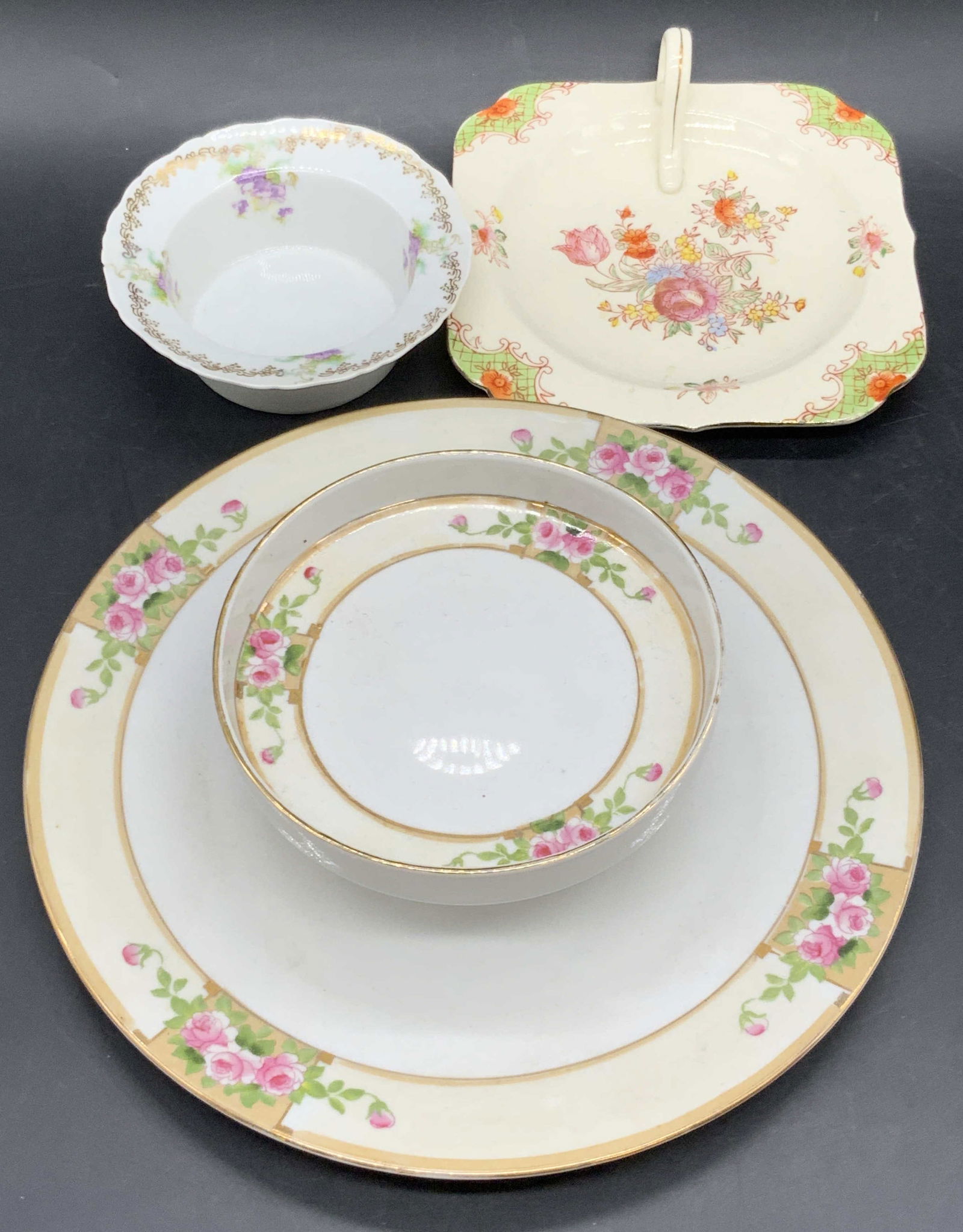 Lot 3 Vintage Porcelain Tableware, NIPPON & More (1 of 12)